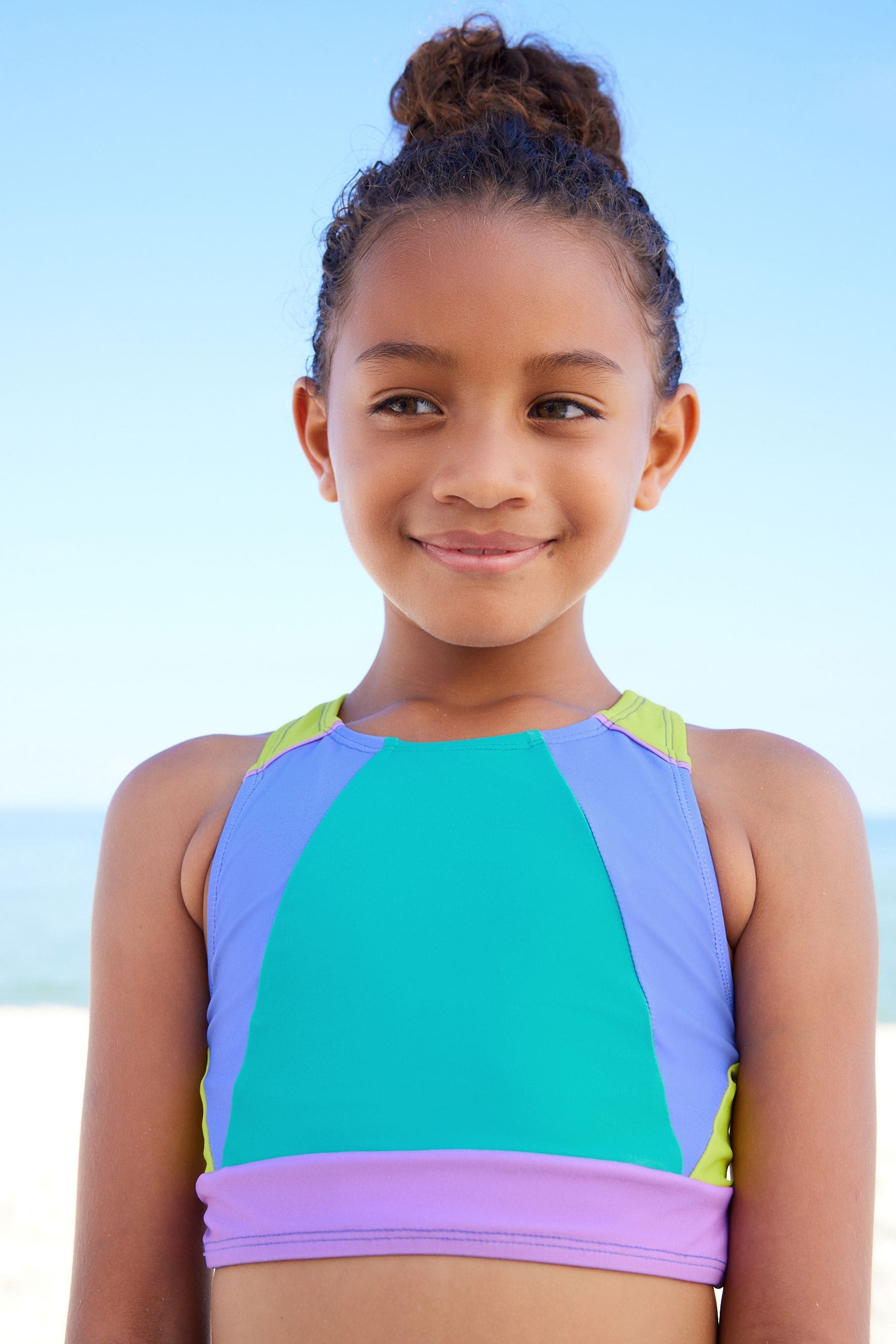 Multi Colourblock Sport Bikini (3-16yrs)