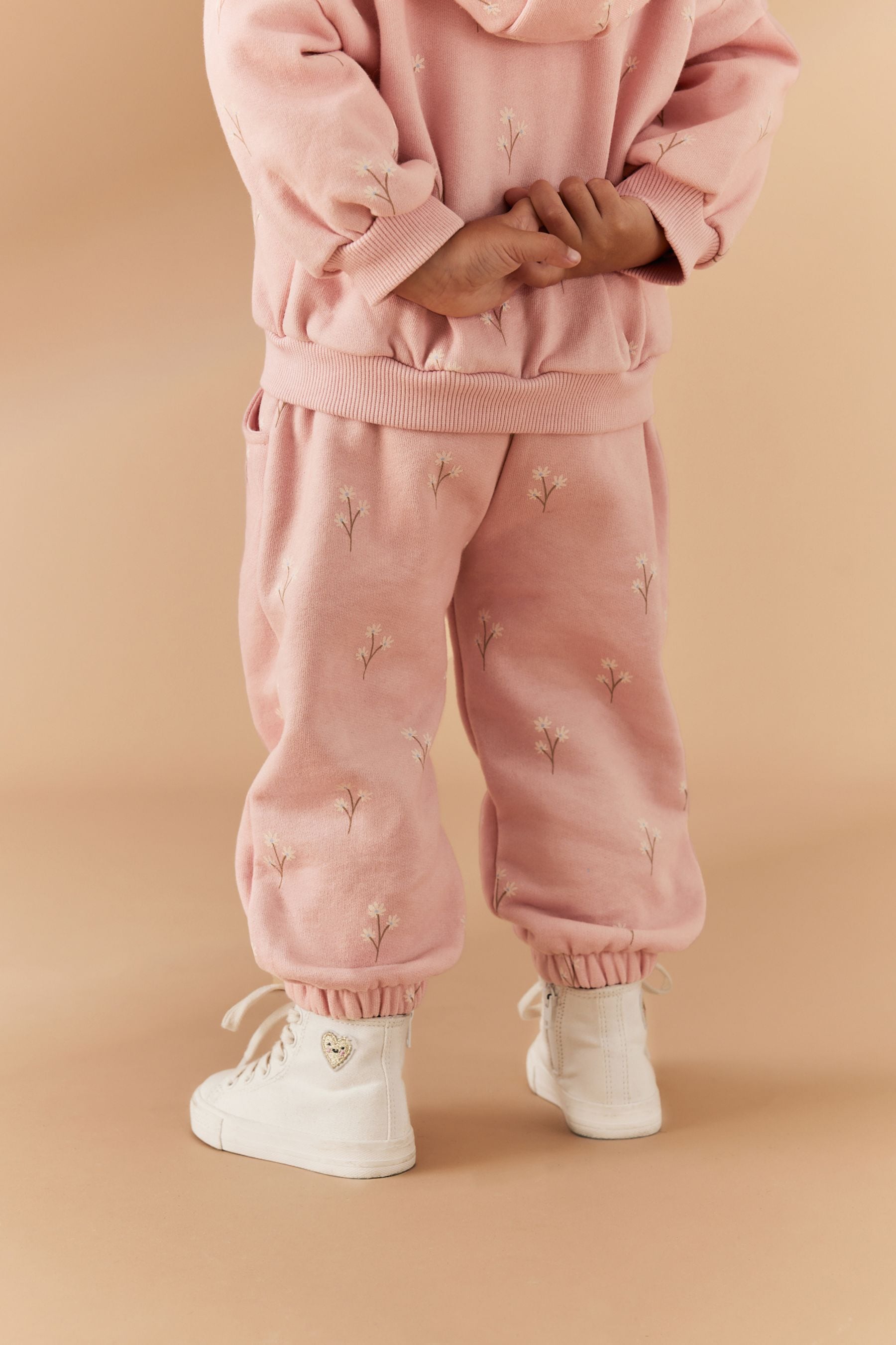 Pink Floral Sweat Joggers (3mths-7yrs)