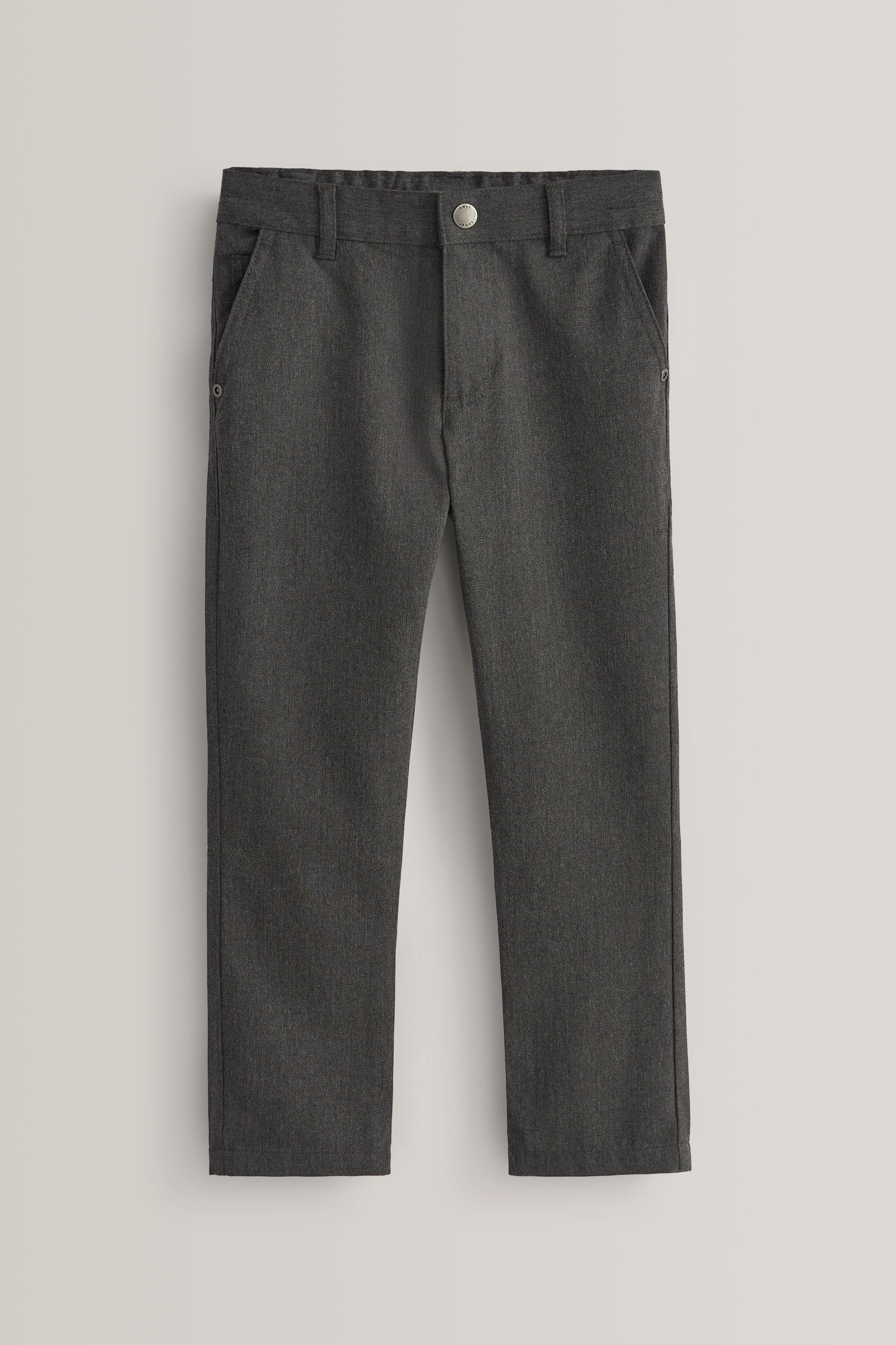 Grey Slim Waist School Jean Style Trousers (3-17yrs)