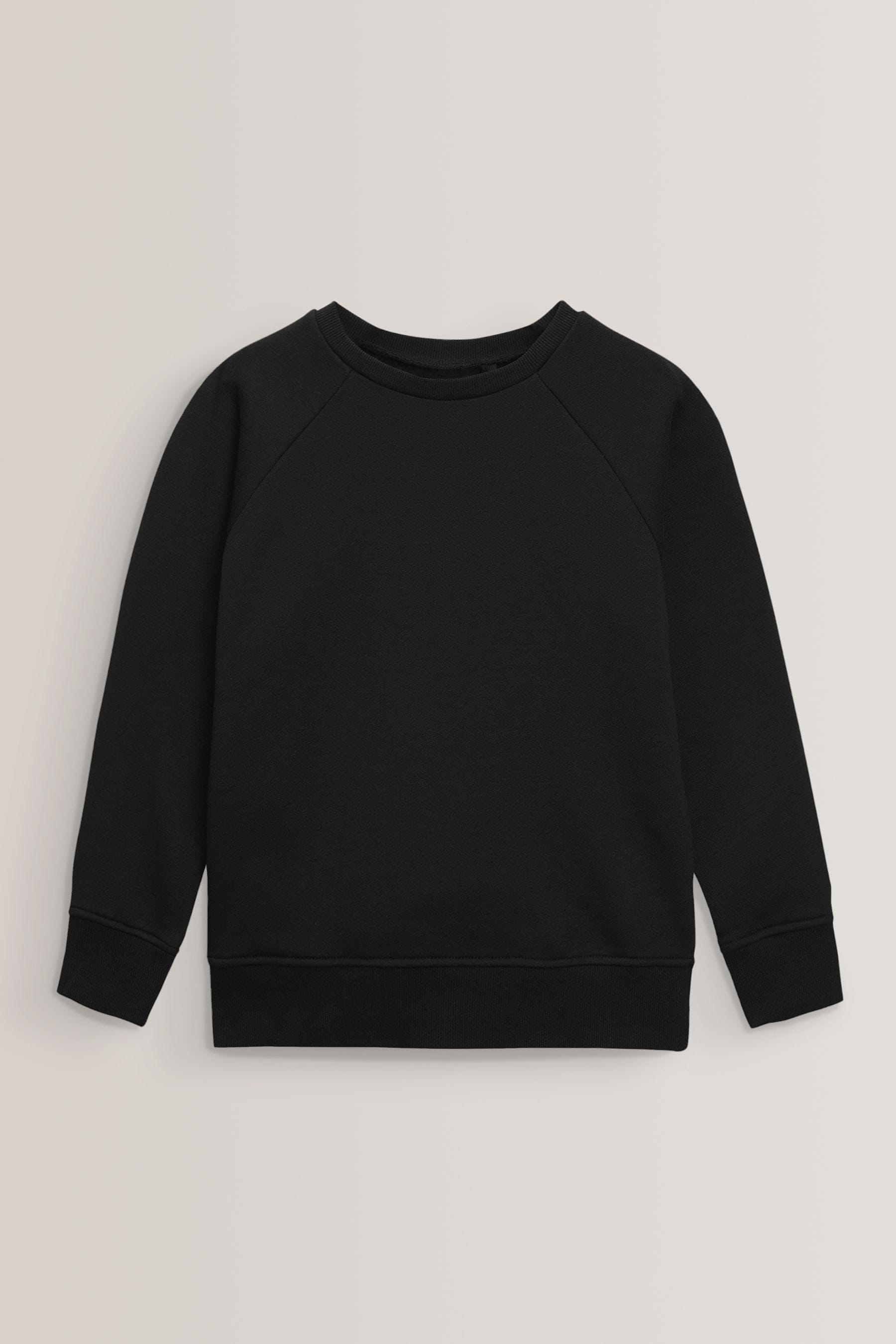 Black 1 Pack Crew Neck School Sweater (3-16yrs)