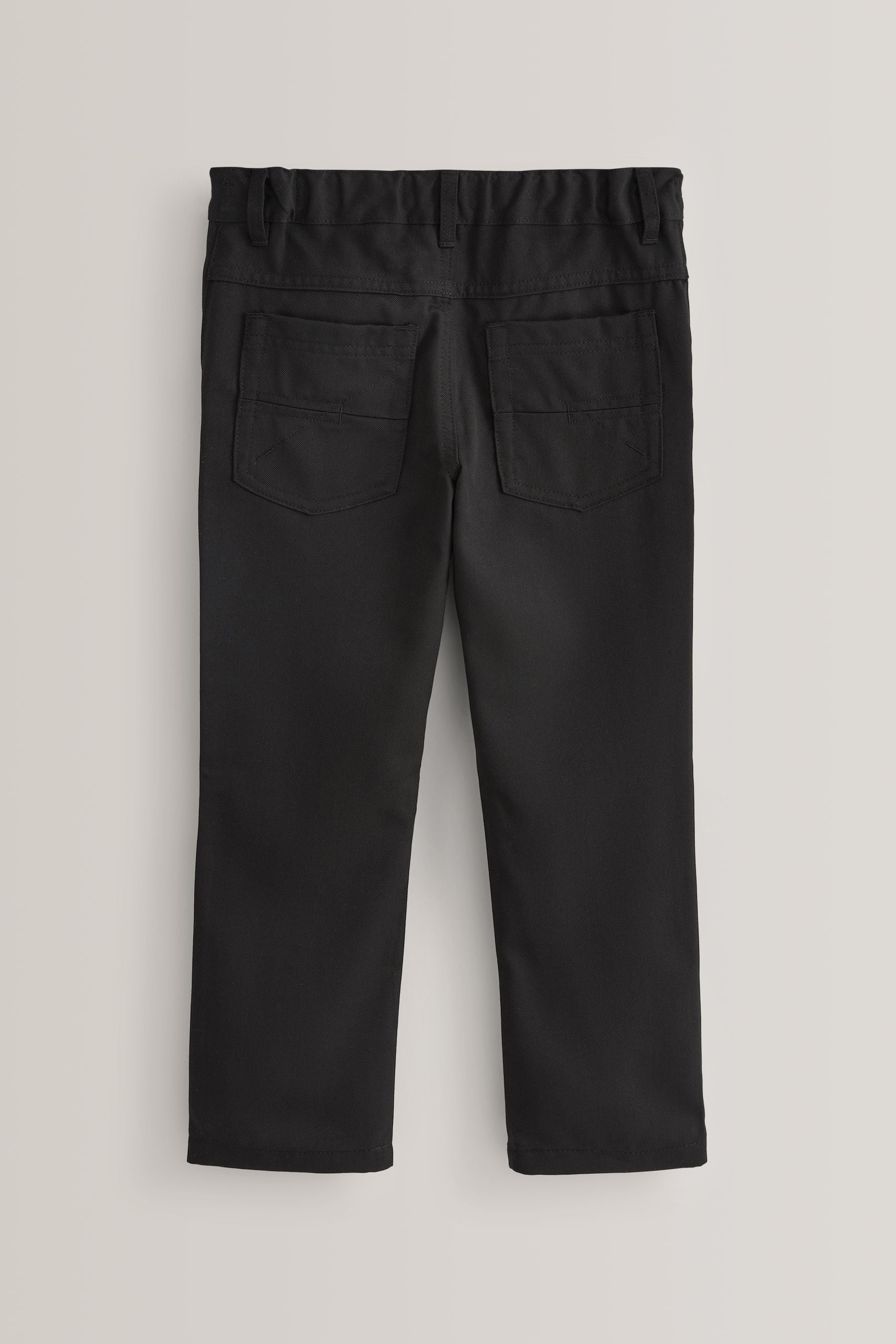 Black Regular Waist School Jean Style Trousers (3-17yrs)