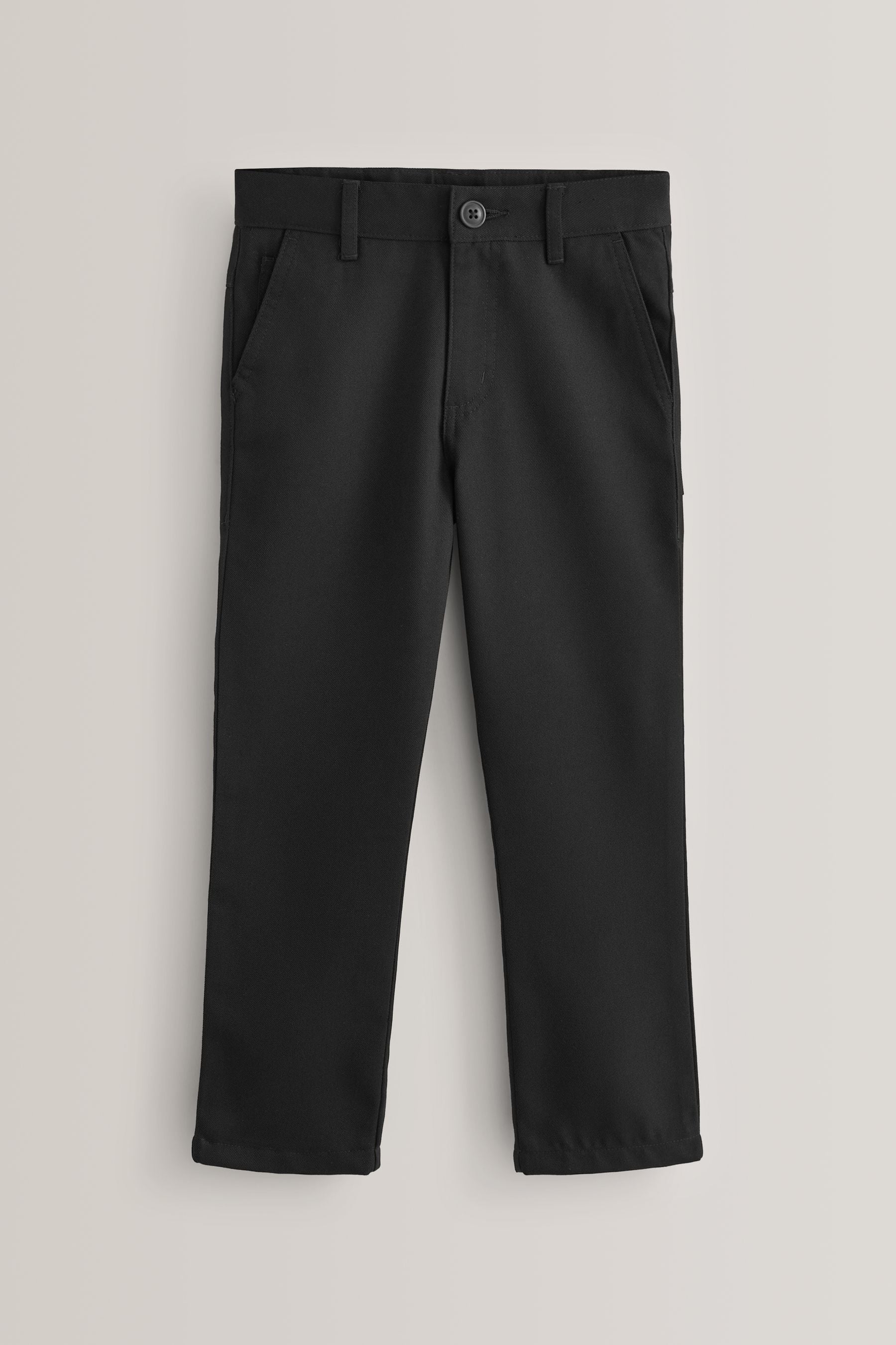 Black Slim Waist School Jean Style Trousers (3-17yrs)