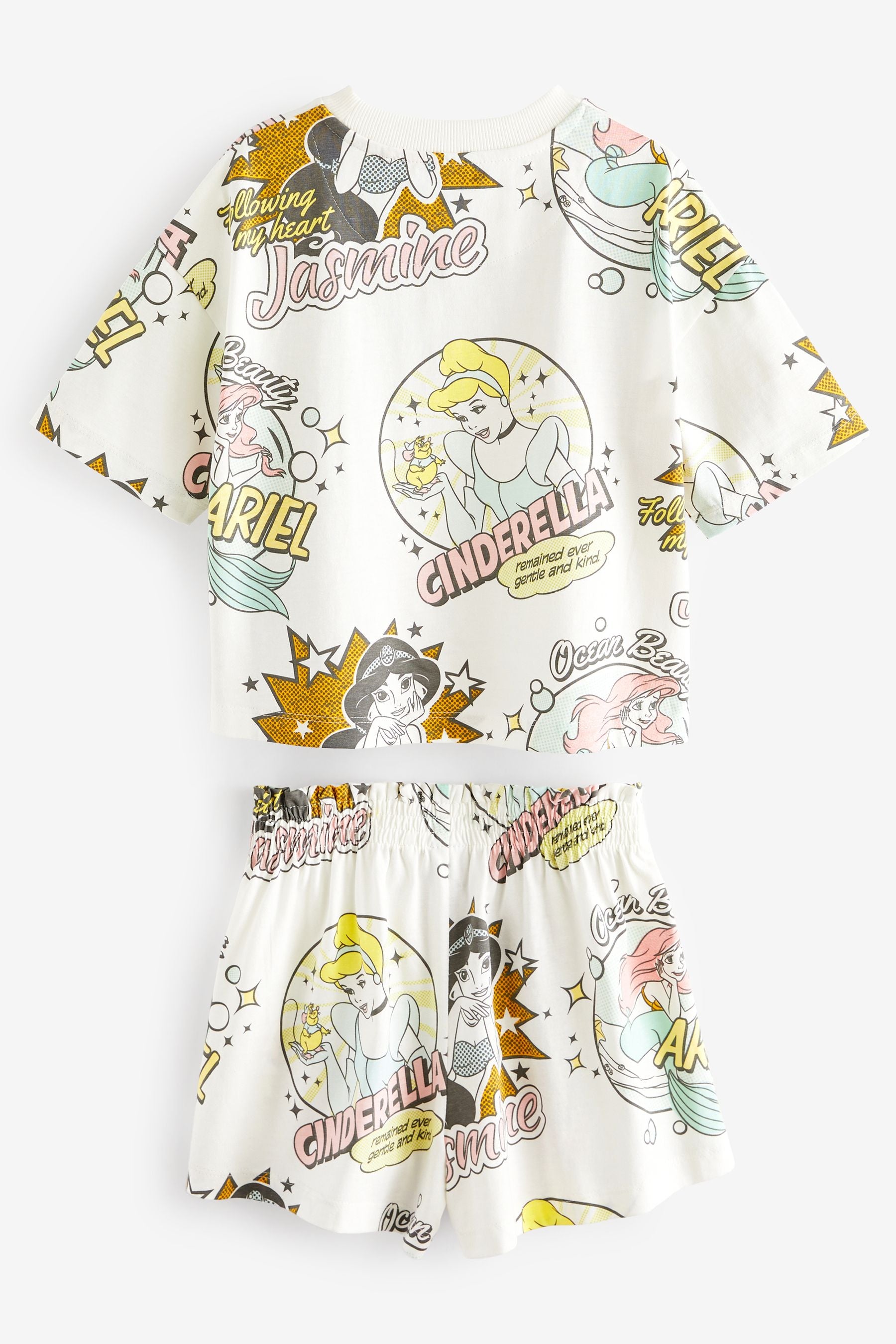 Cream Disney Princess License Pyjamas (3-16yrs)