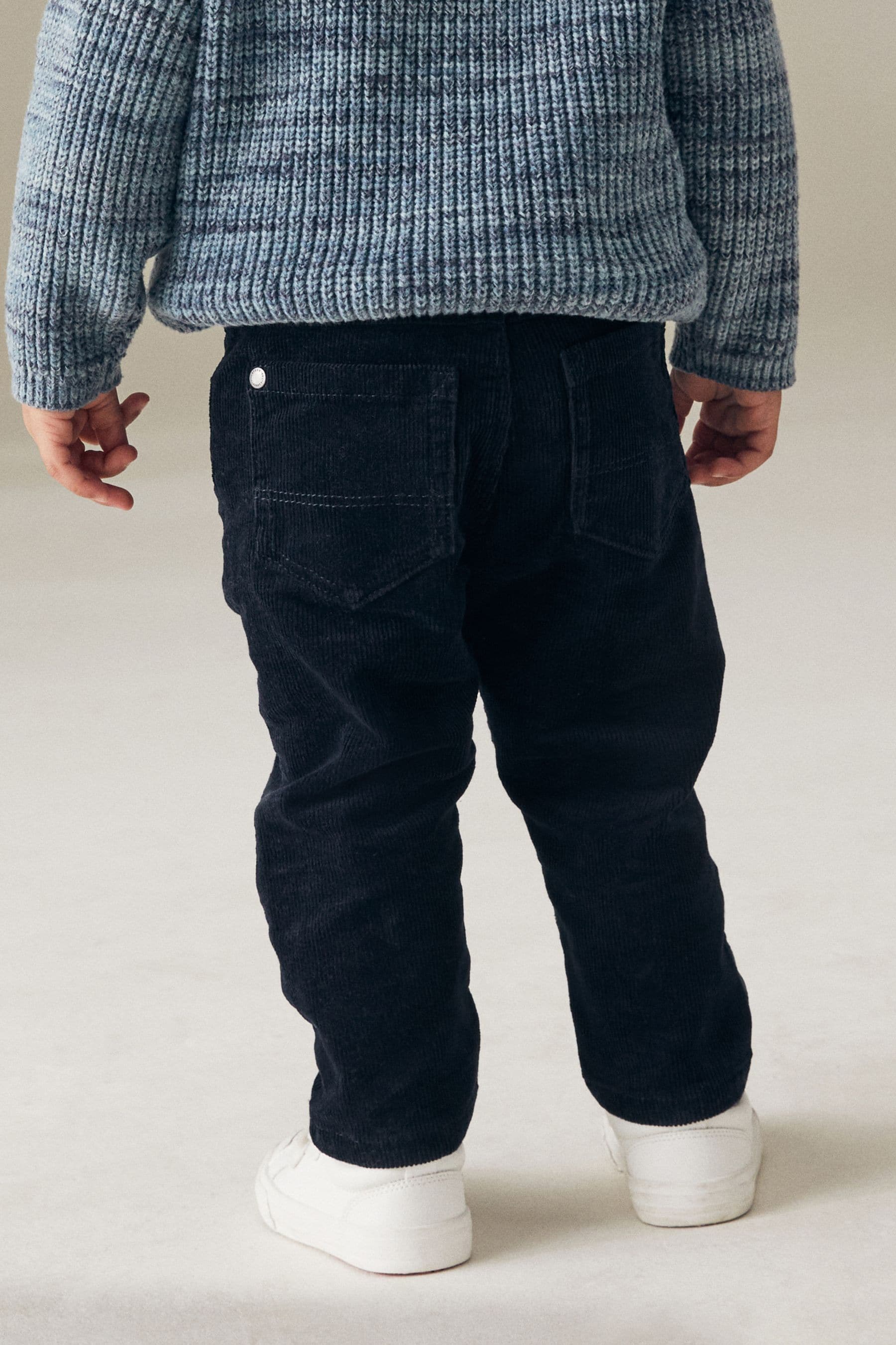 Navy Corduroy Trousers (3mths-7yrs)