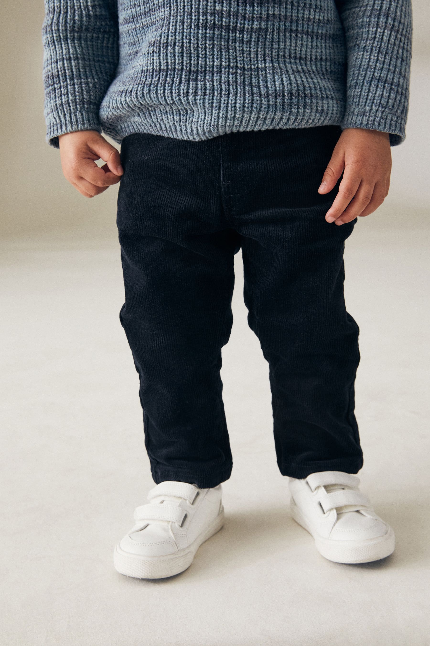 Navy Corduroy Trousers (3mths-7yrs)