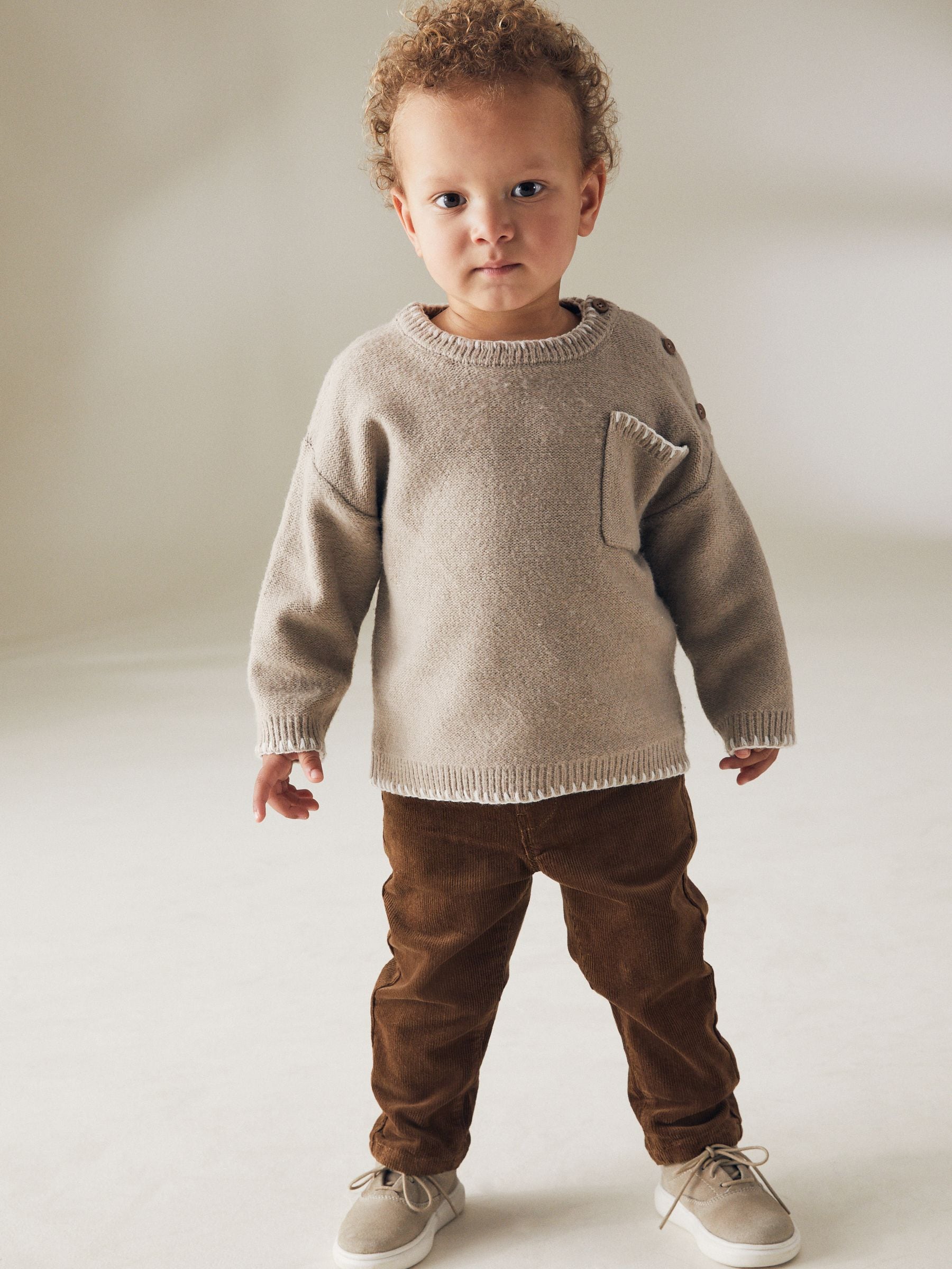 Tan Brown Corduroy Trousers (3mths-7yrs)