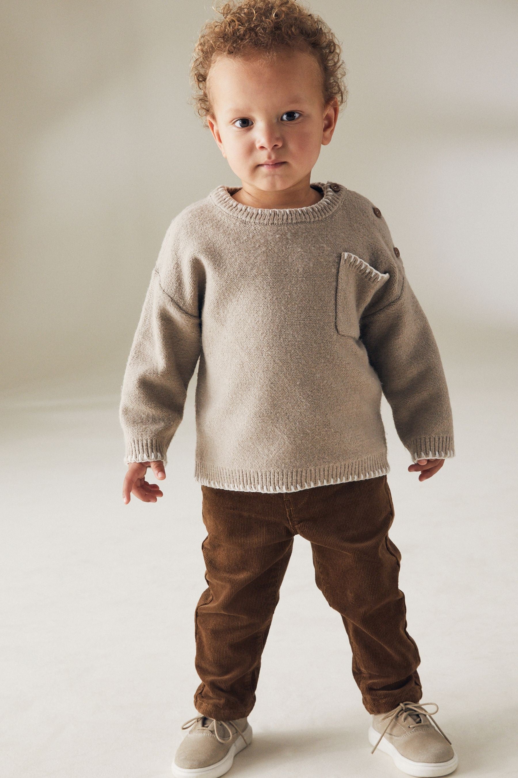 Tan Brown Corduroy Trousers (3mths-7yrs)