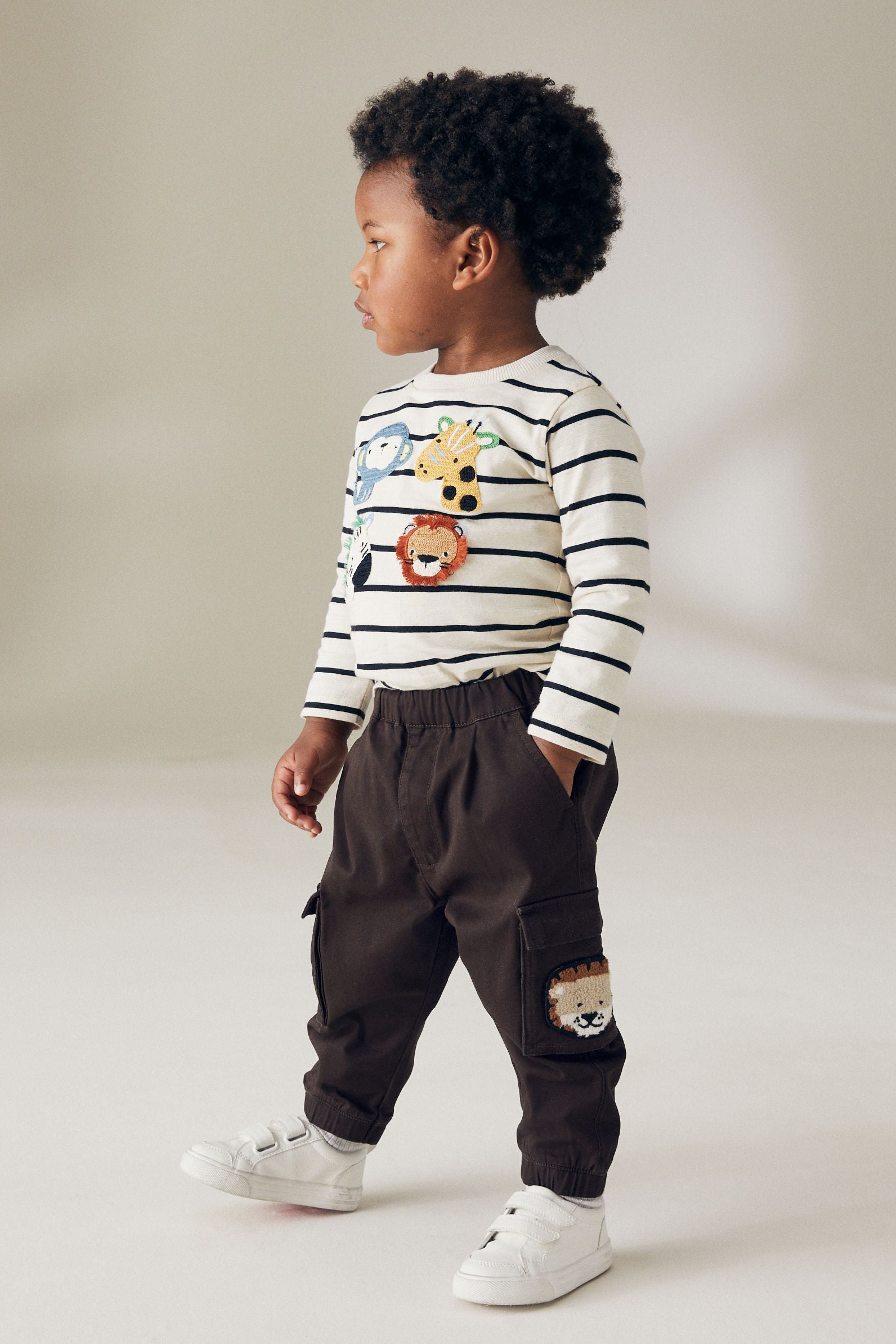 Brown Cargo Trousers (3mths-7yrs)