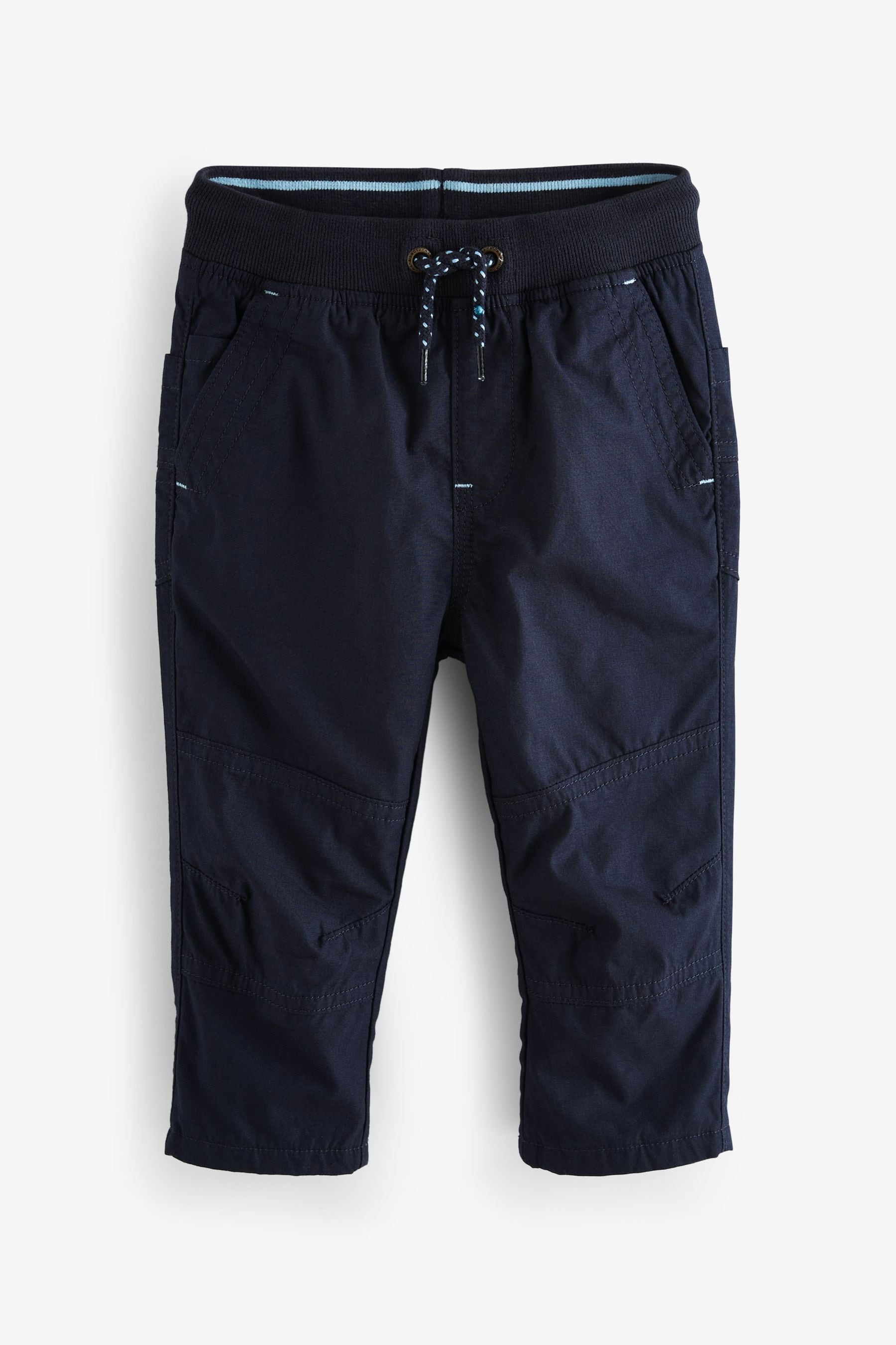 Navy Pull-On Lined Trousers (3mths-7yrs)