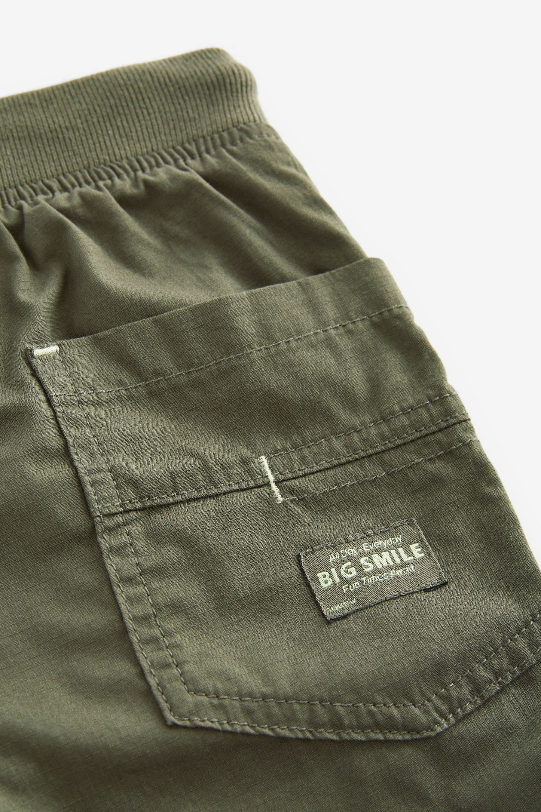 Khaki Green Pull-On Lined Trousers (3mths-7yrs)