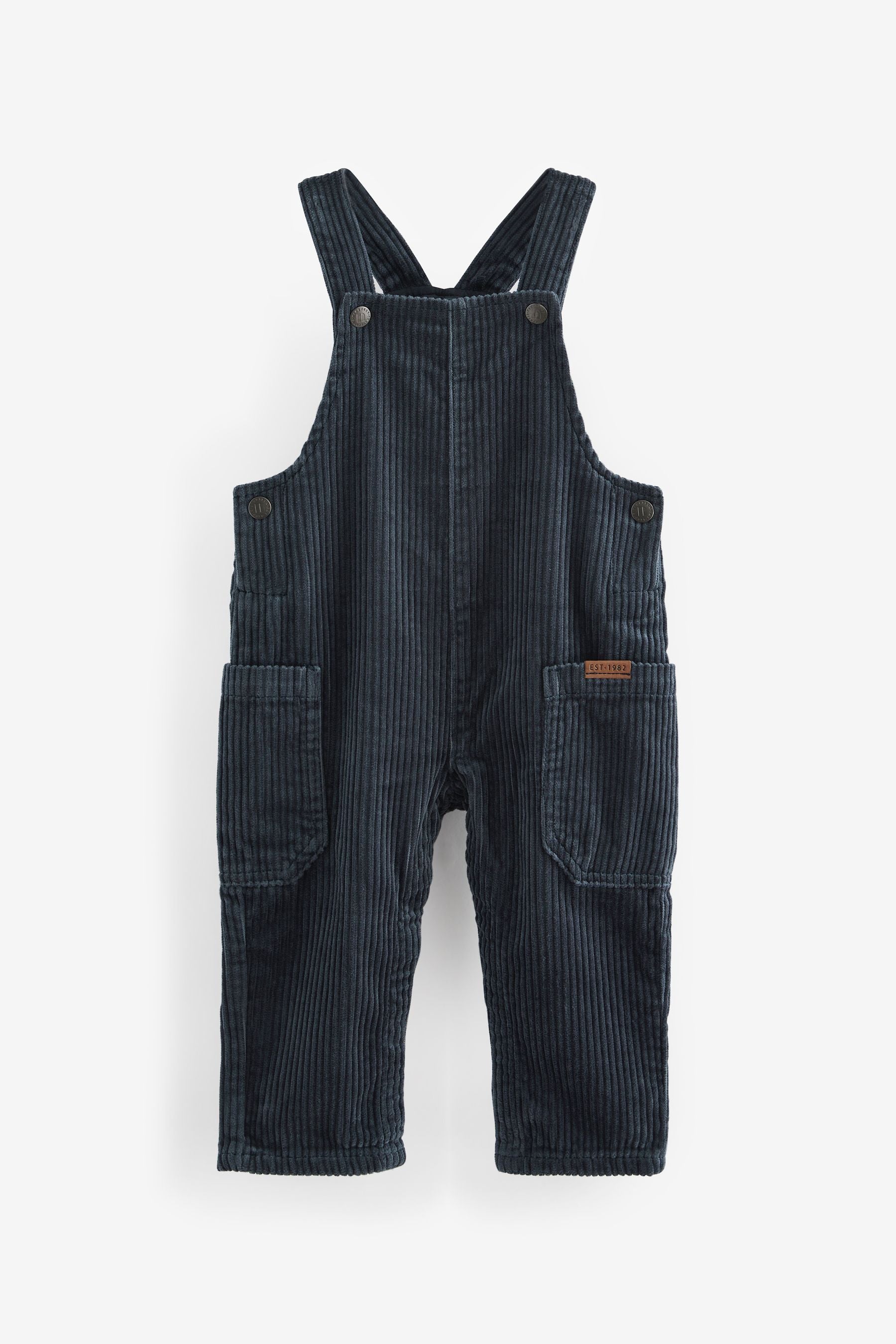 Dark Blue Corduroy Dungarees (3mths-7yrs)