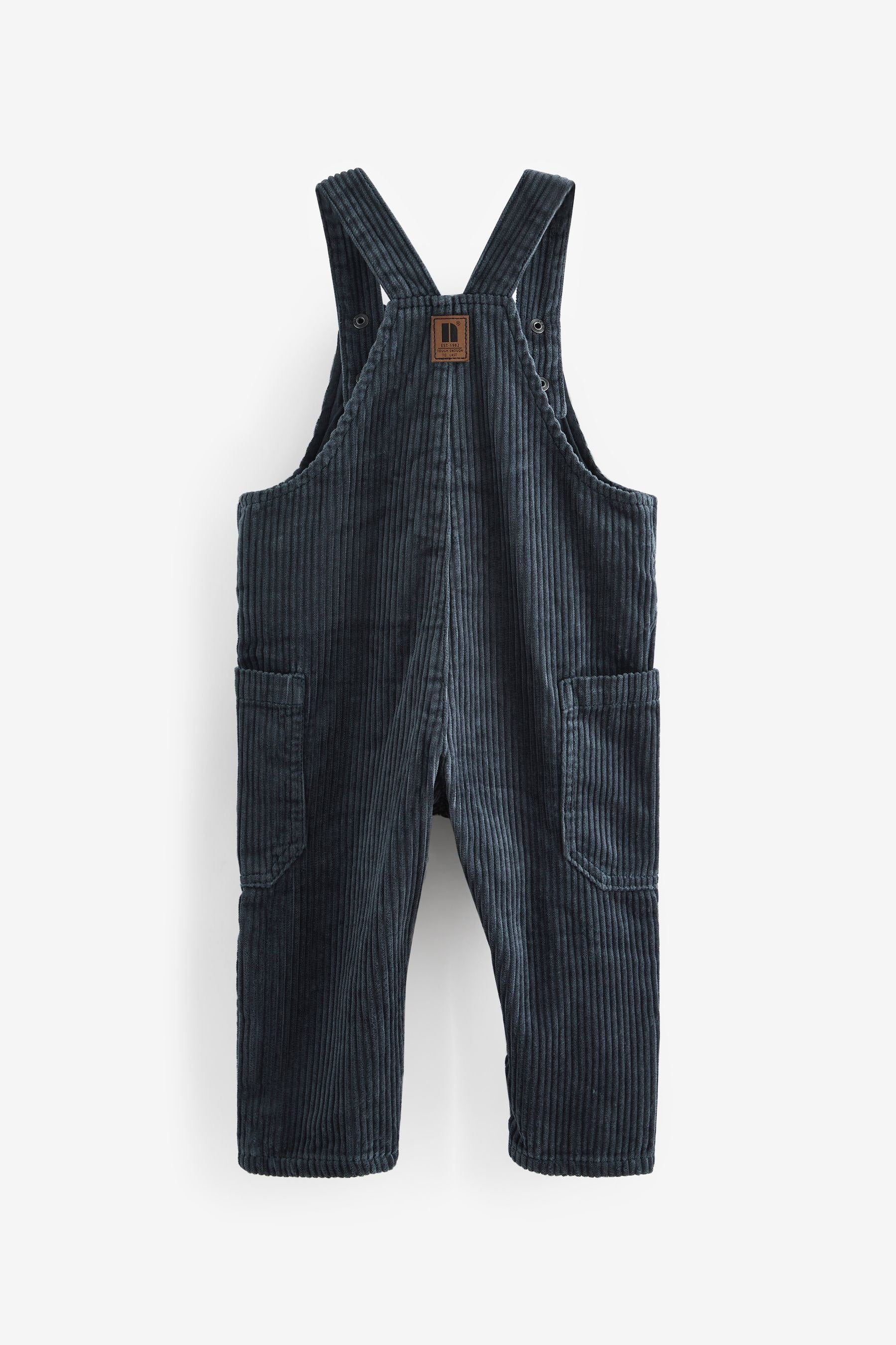 Dark Blue Corduroy Dungarees (3mths-7yrs)