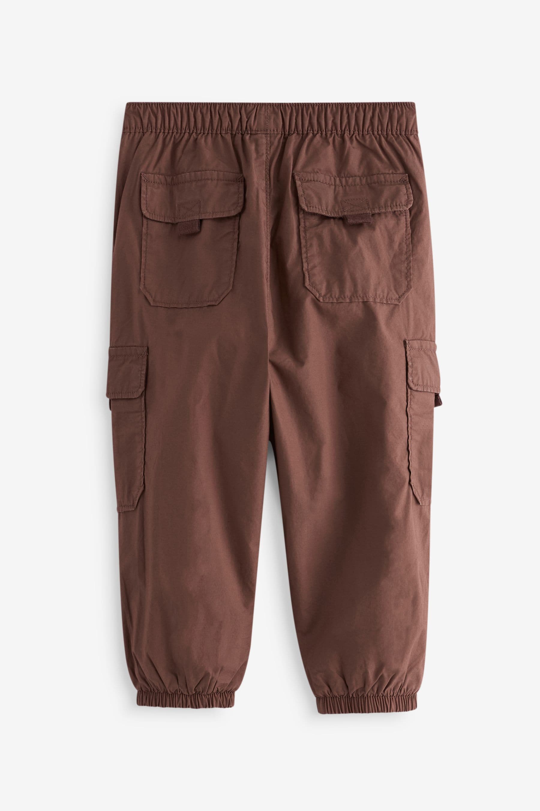 Brown Lined Baggy Cargo Trousers with Toggle (3mths-7yrs)