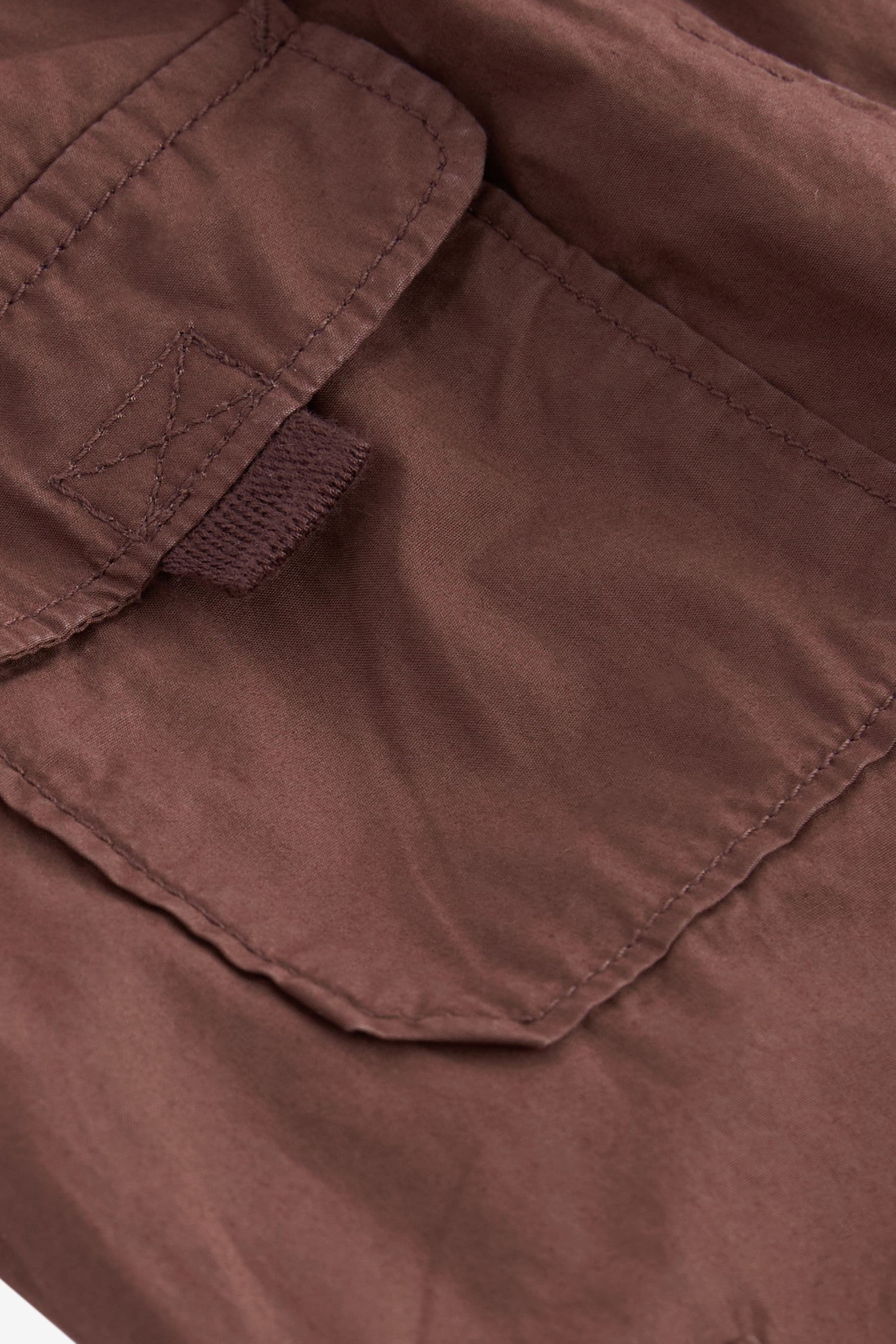 Brown Lined Baggy Cargo Trousers with Toggle (3mths-7yrs)