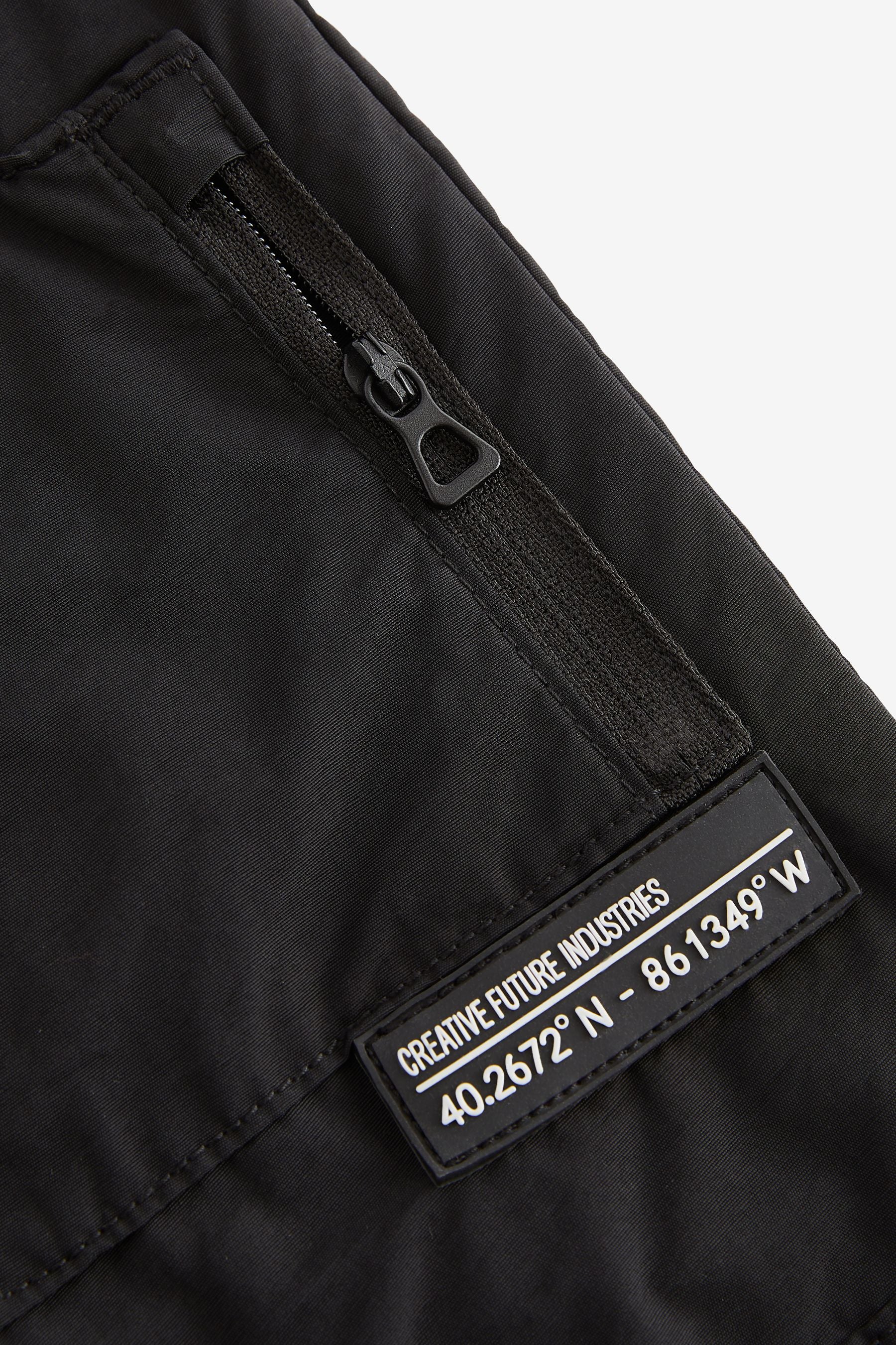 Black Multipocket Cargo Trousers (3mths-7yrs)