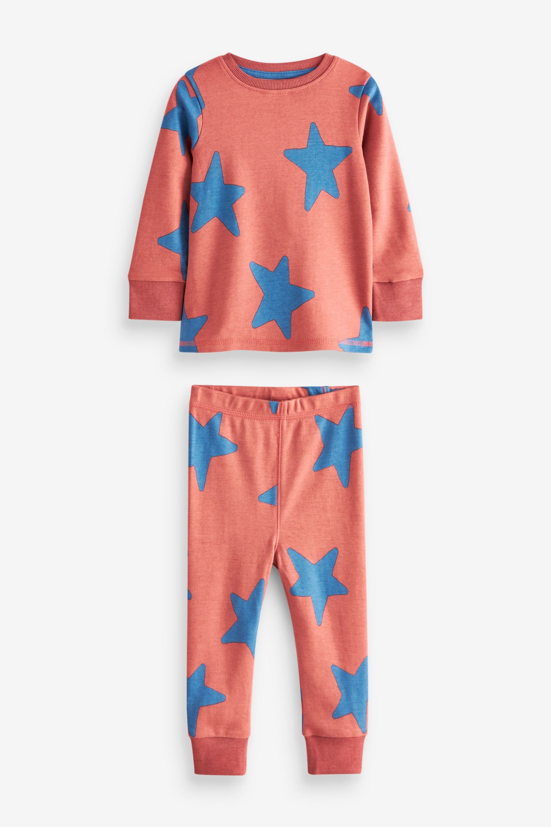 Multi Stars Snuggle Pyjamas 3 Pack (9mths-8yrs)