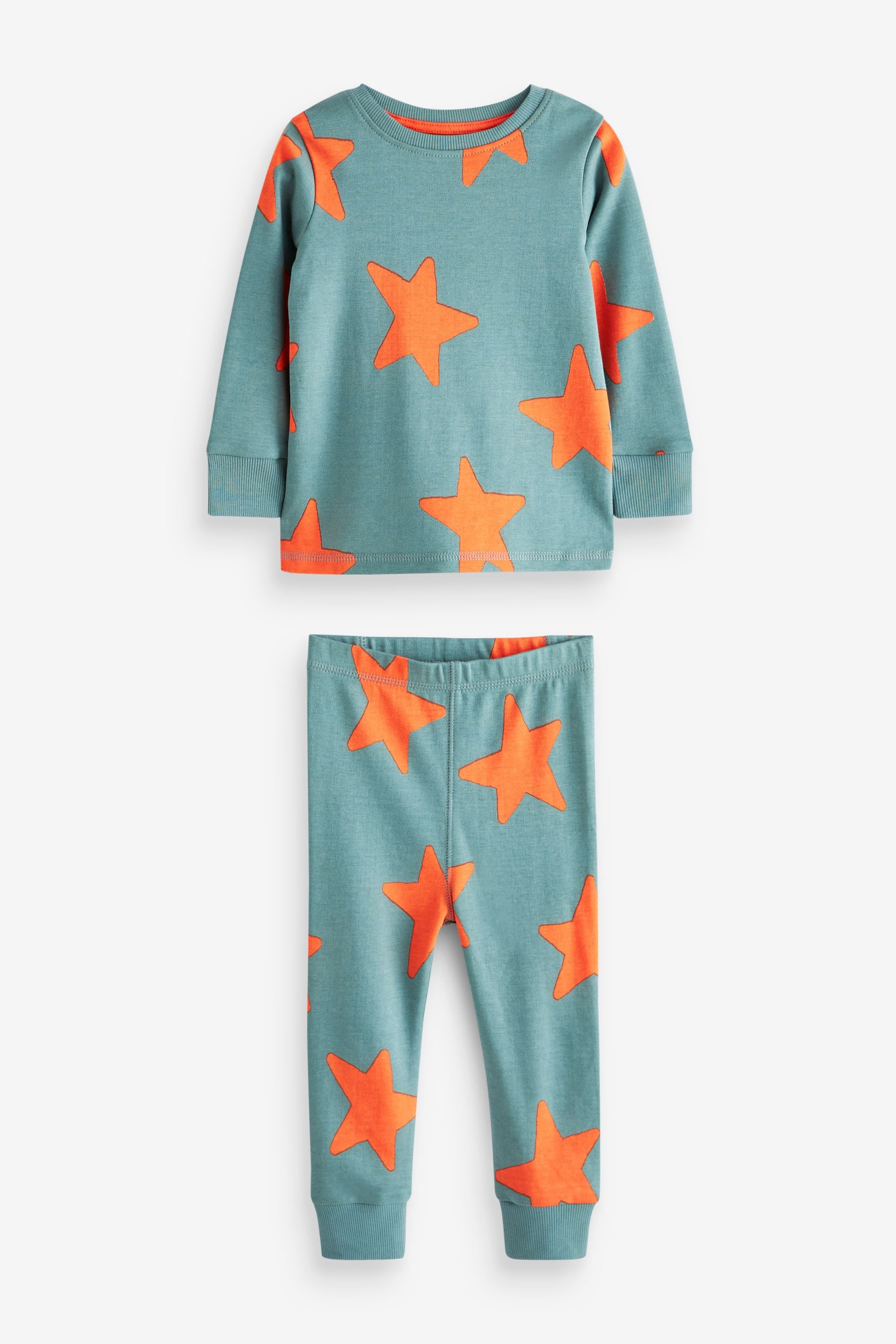 Multi Stars Snuggle Pyjamas 3 Pack (9mths-8yrs)