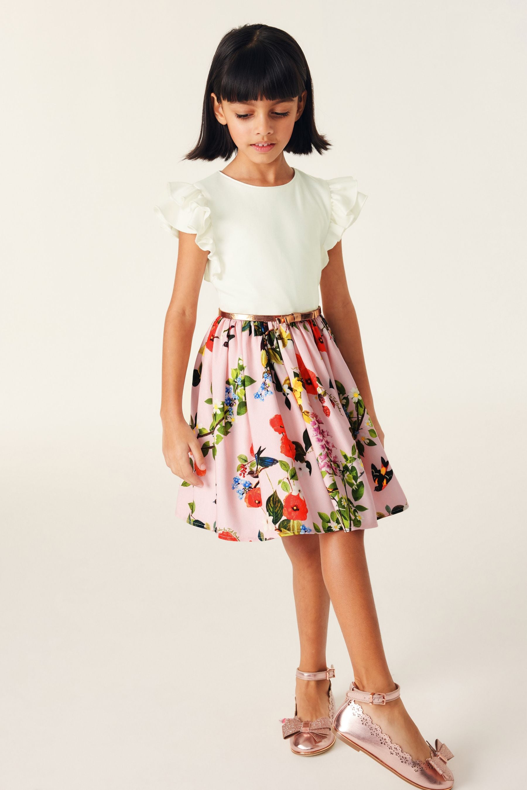 Baker by Ted Baker Floral 2-in-1 Dress