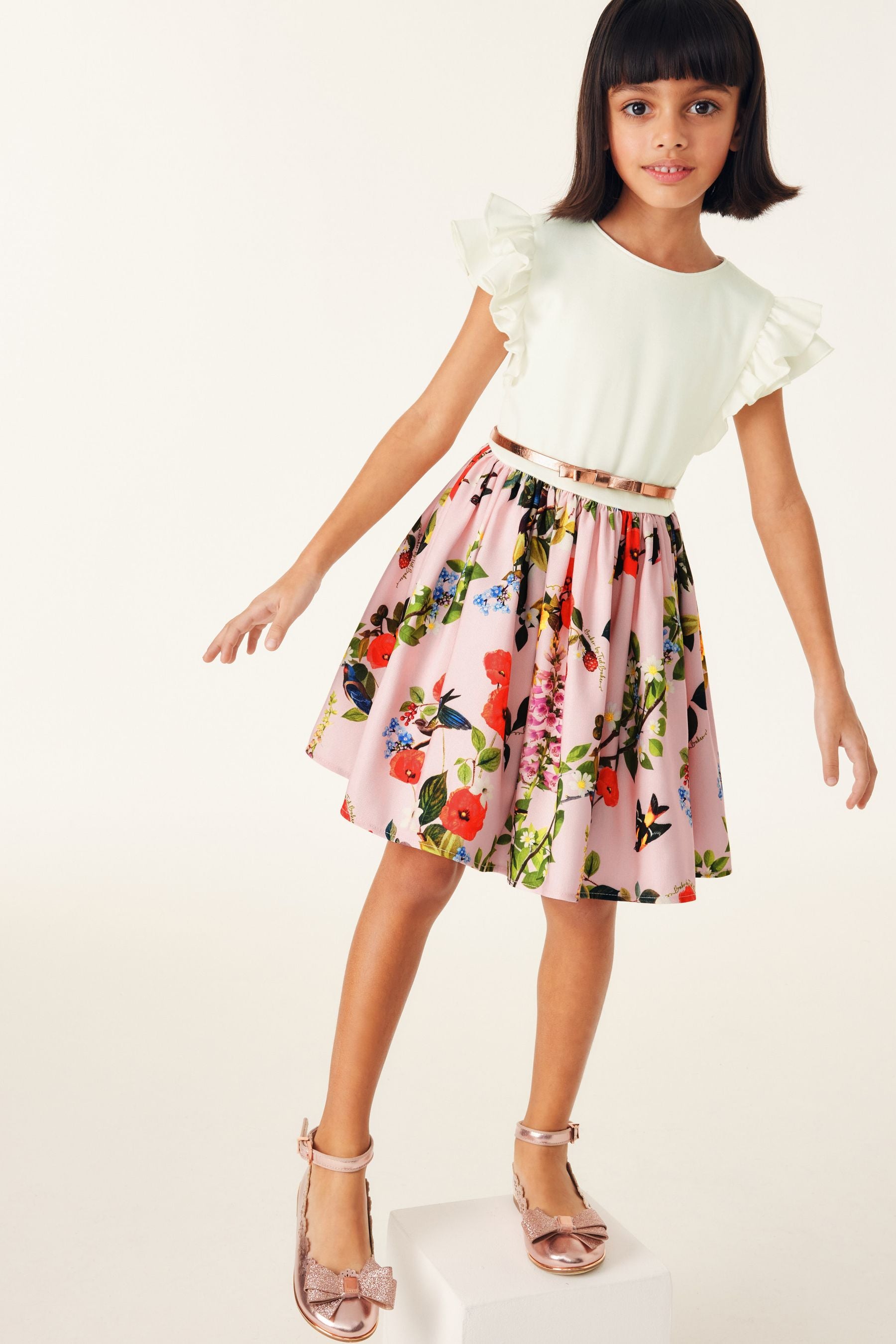 Baker by Ted Baker Floral 2-in-1 Dress