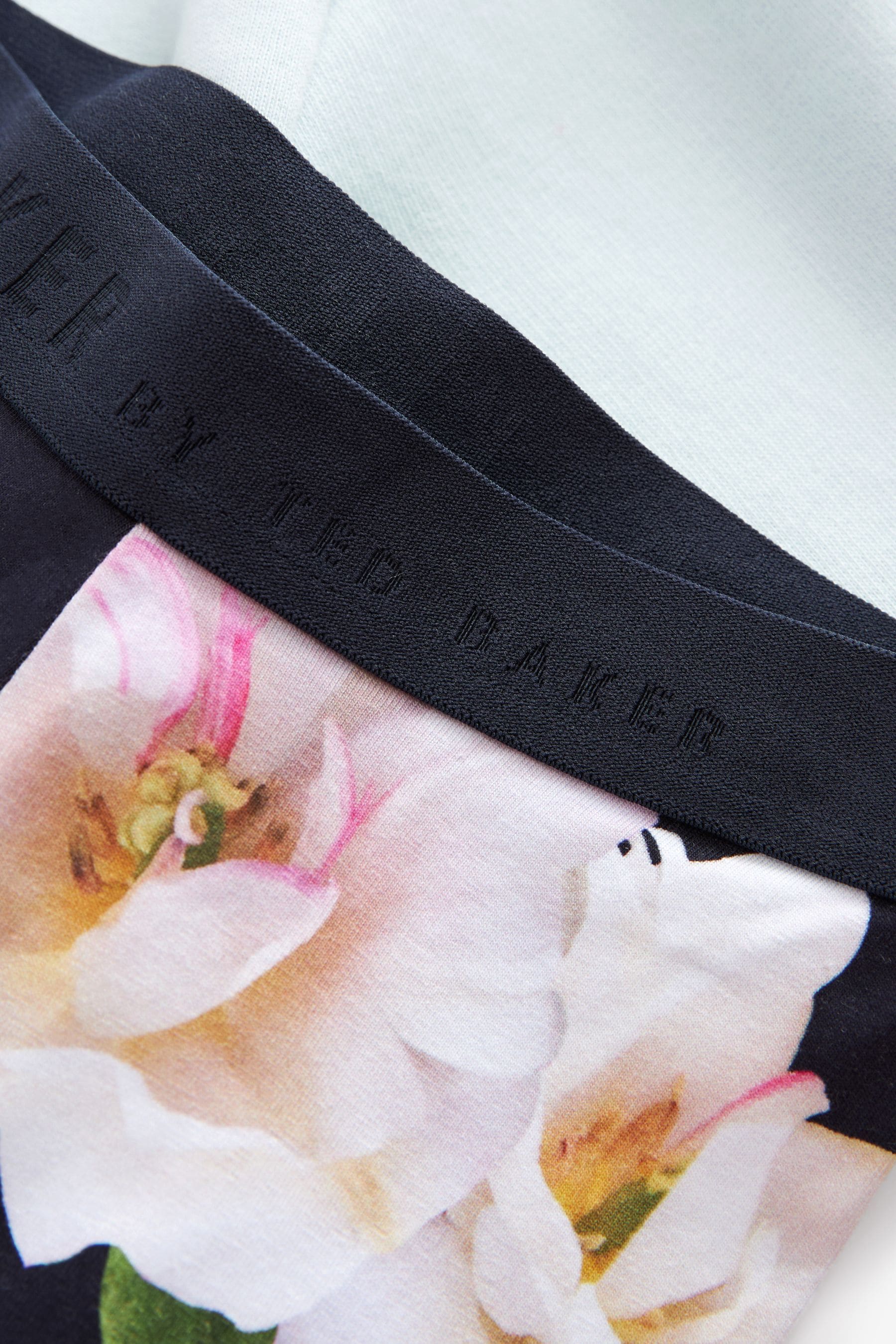 Baker by Ted Baker Bow 100% Cotton Sweater and Floral Leggings Set