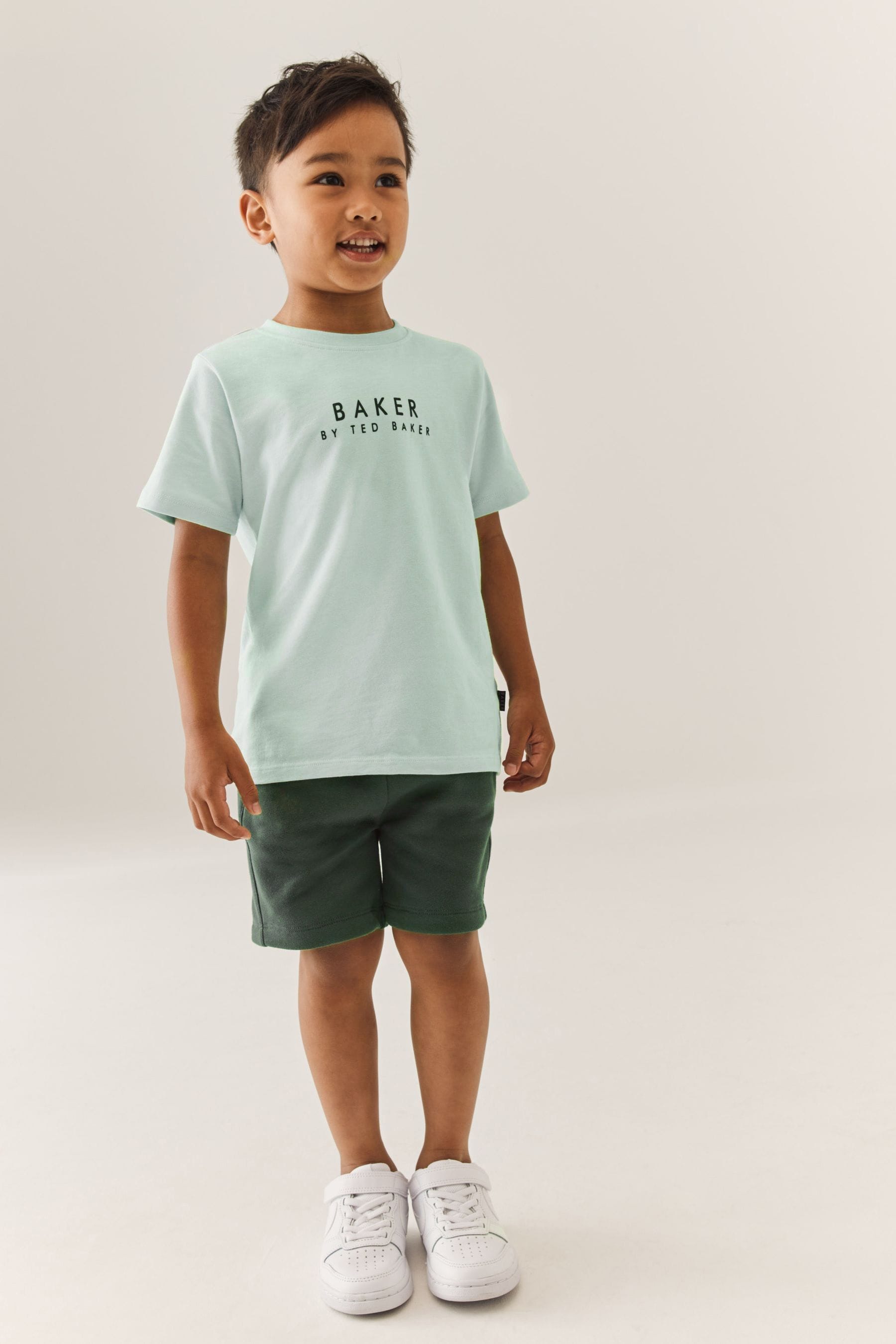 Green Baker by Ted Baker T-Shirt and Shorts Set