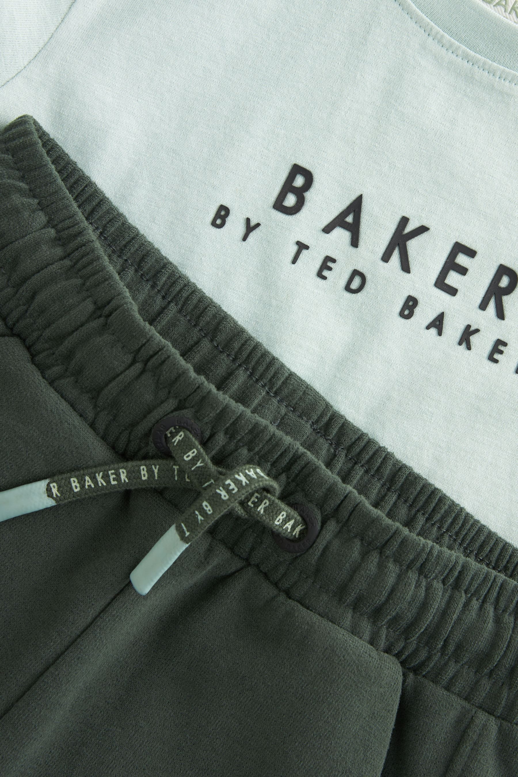 Green Baker by Ted Baker T-Shirt and Shorts Set