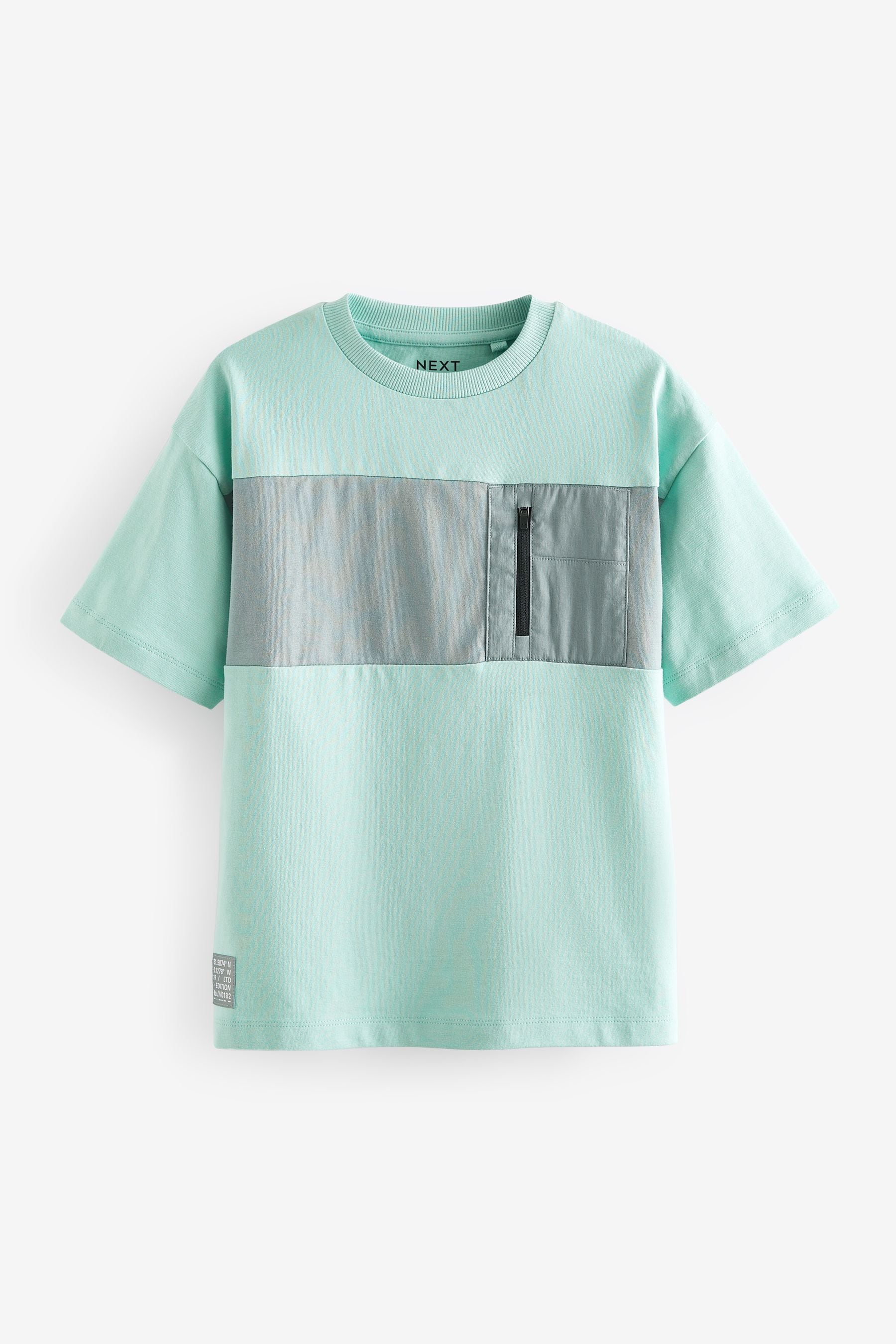 Mineral Blue Short Sleeve Utility T-Shirt (3-16yrs)