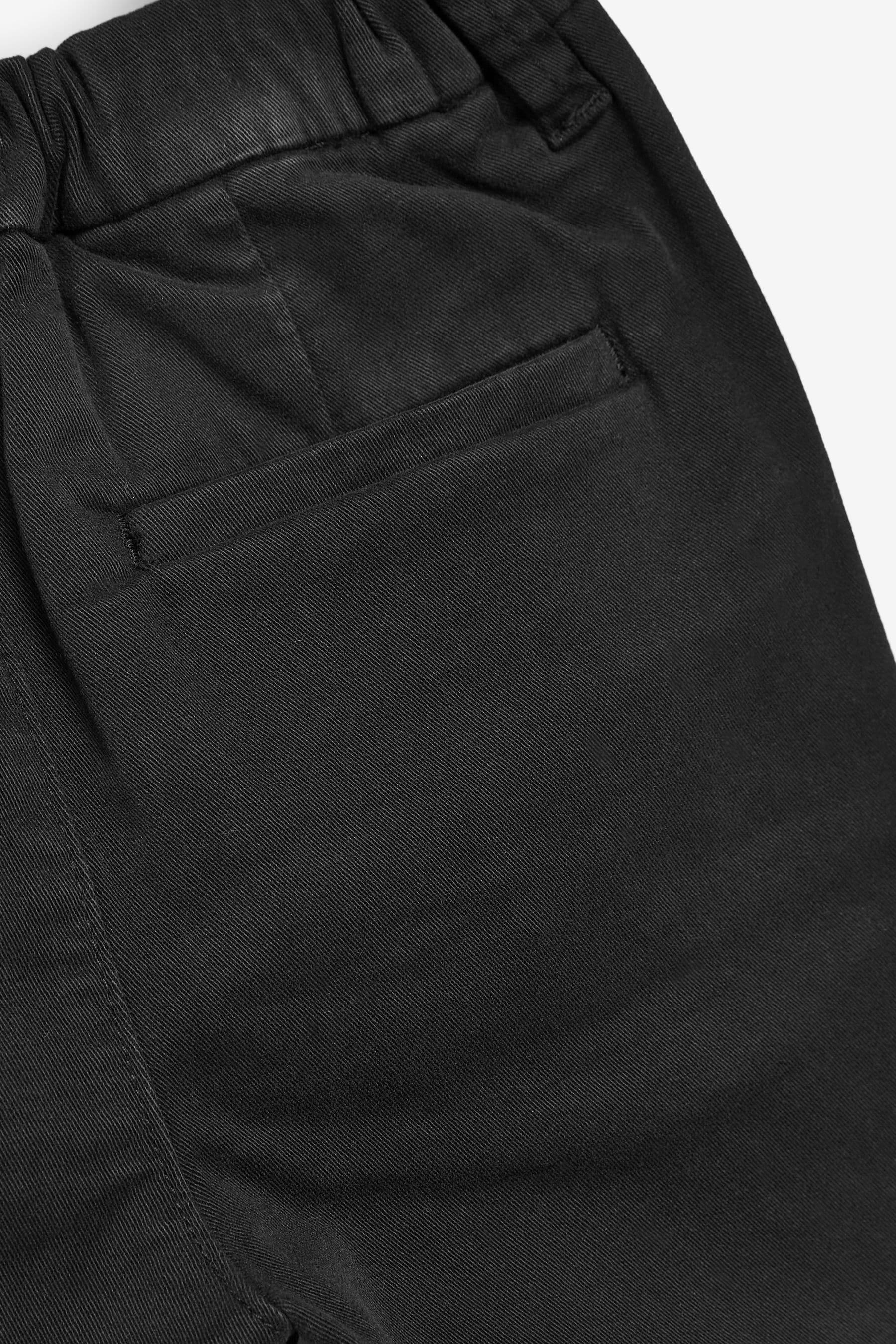 Black Stretch Chinos Trousers (3mths-7yrs)