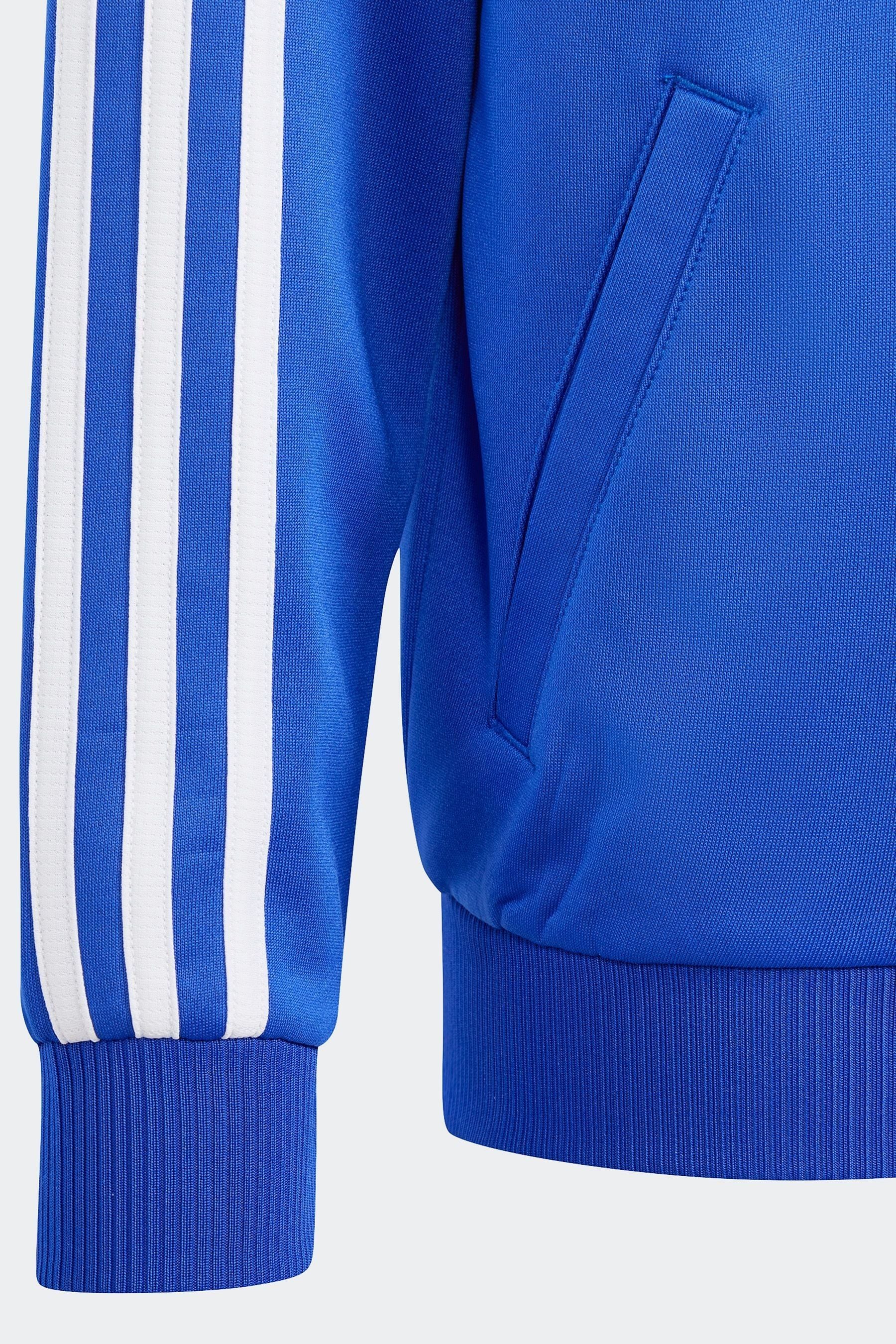 adidas Cornflower Blue Train Essentials AEROREADY 3-Stripes Regular-Fit Full-Zip Jacket