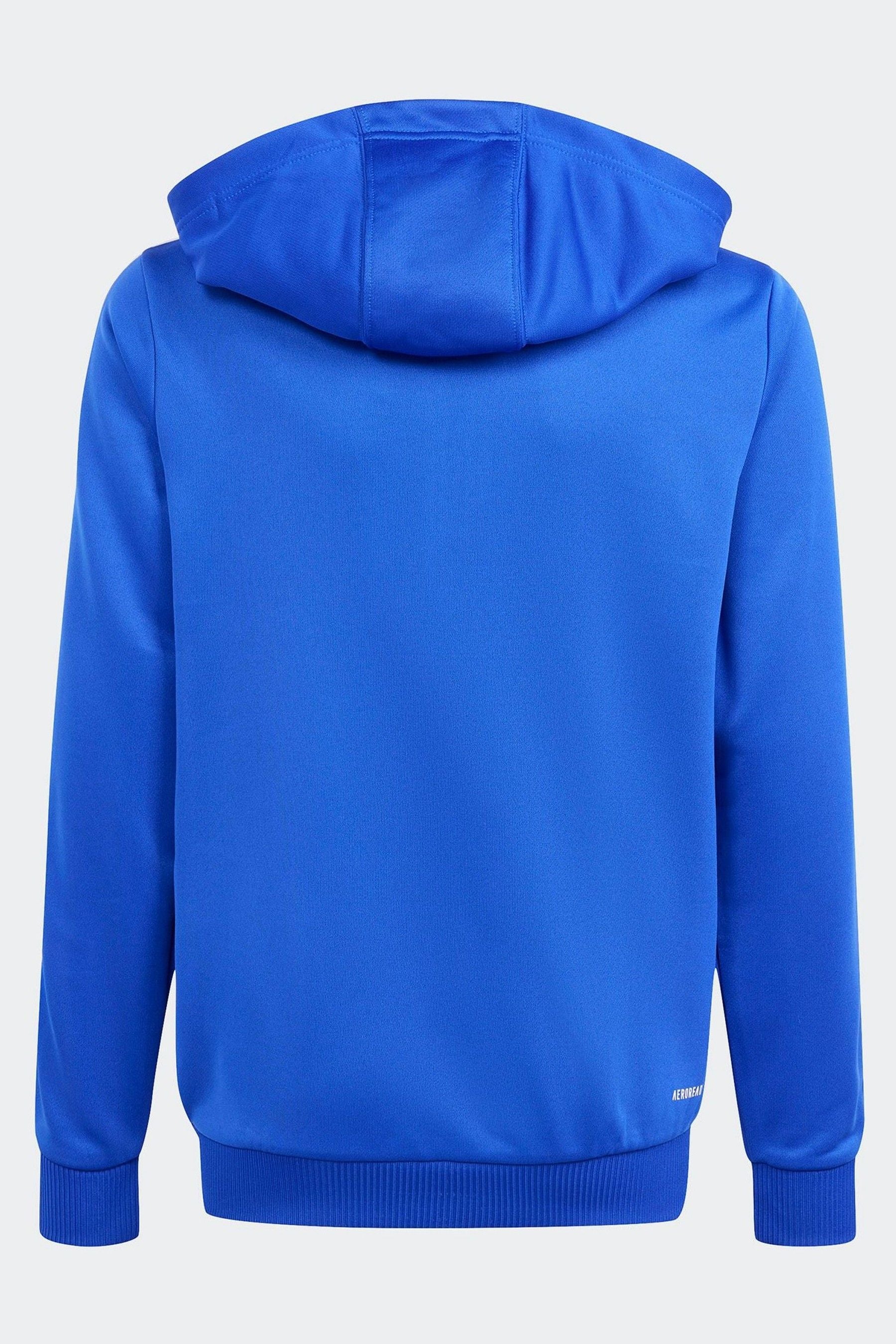 adidas Cornflower Blue Train Essentials AEROREADY 3-Stripes Regular-Fit Full-Zip Jacket