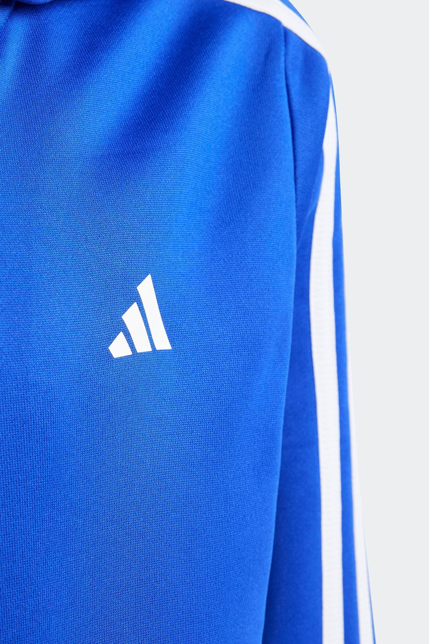 adidas Cornflower Blue Train Essentials AEROREADY 3-Stripes Regular-Fit Full-Zip Jacket