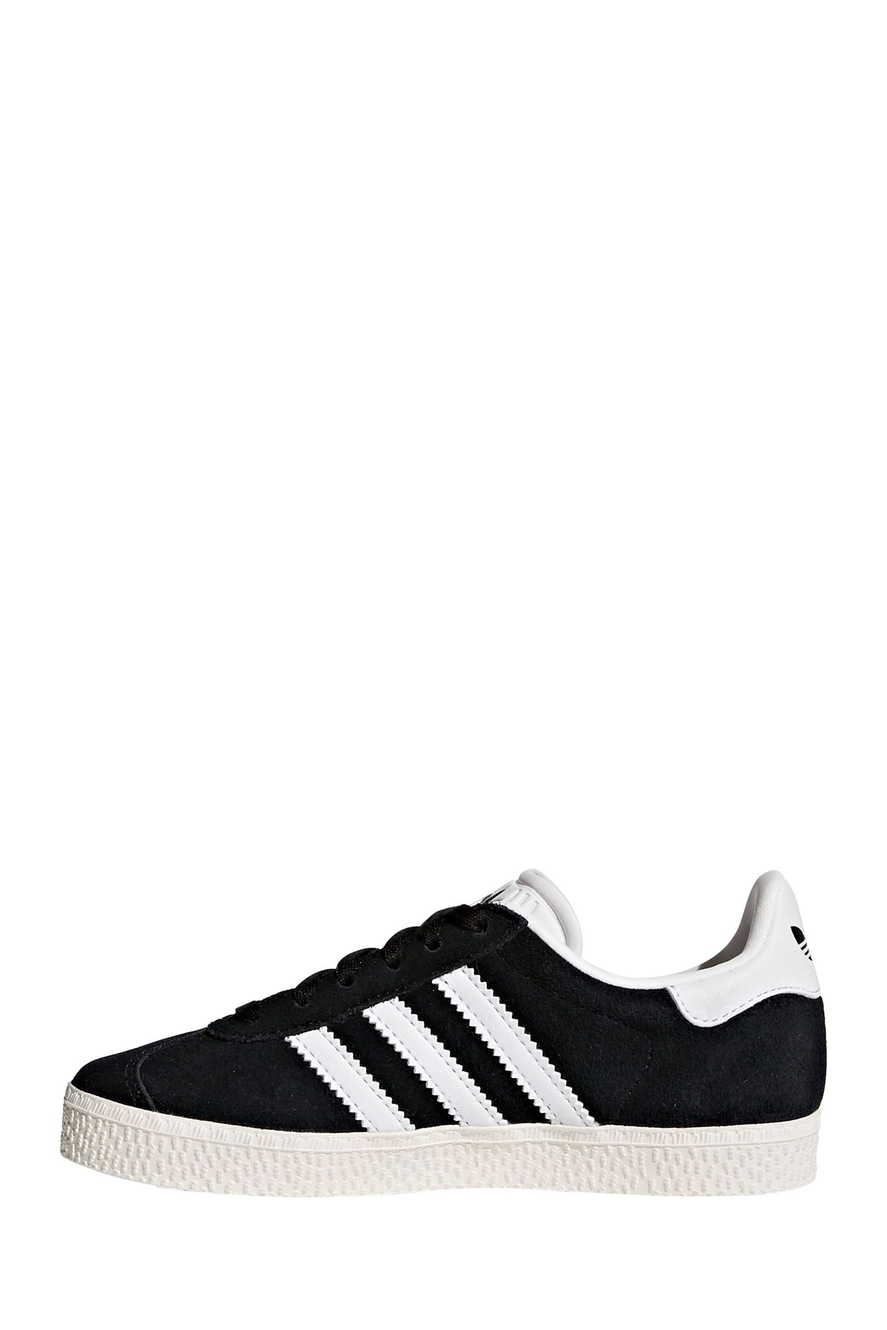 adidas Black Kids Gazelle Trainers