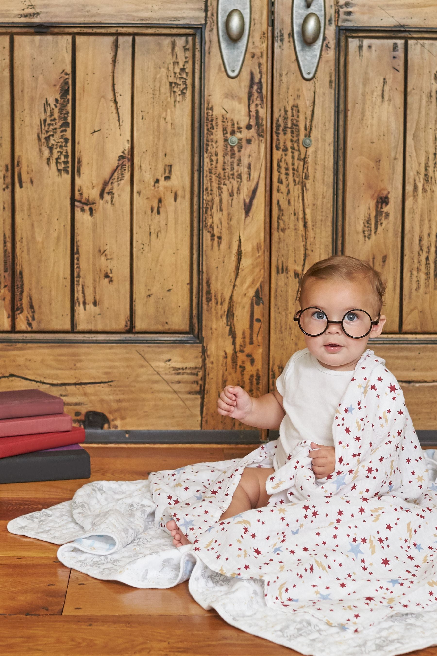 aden + anais White 100% Cotton Blanket