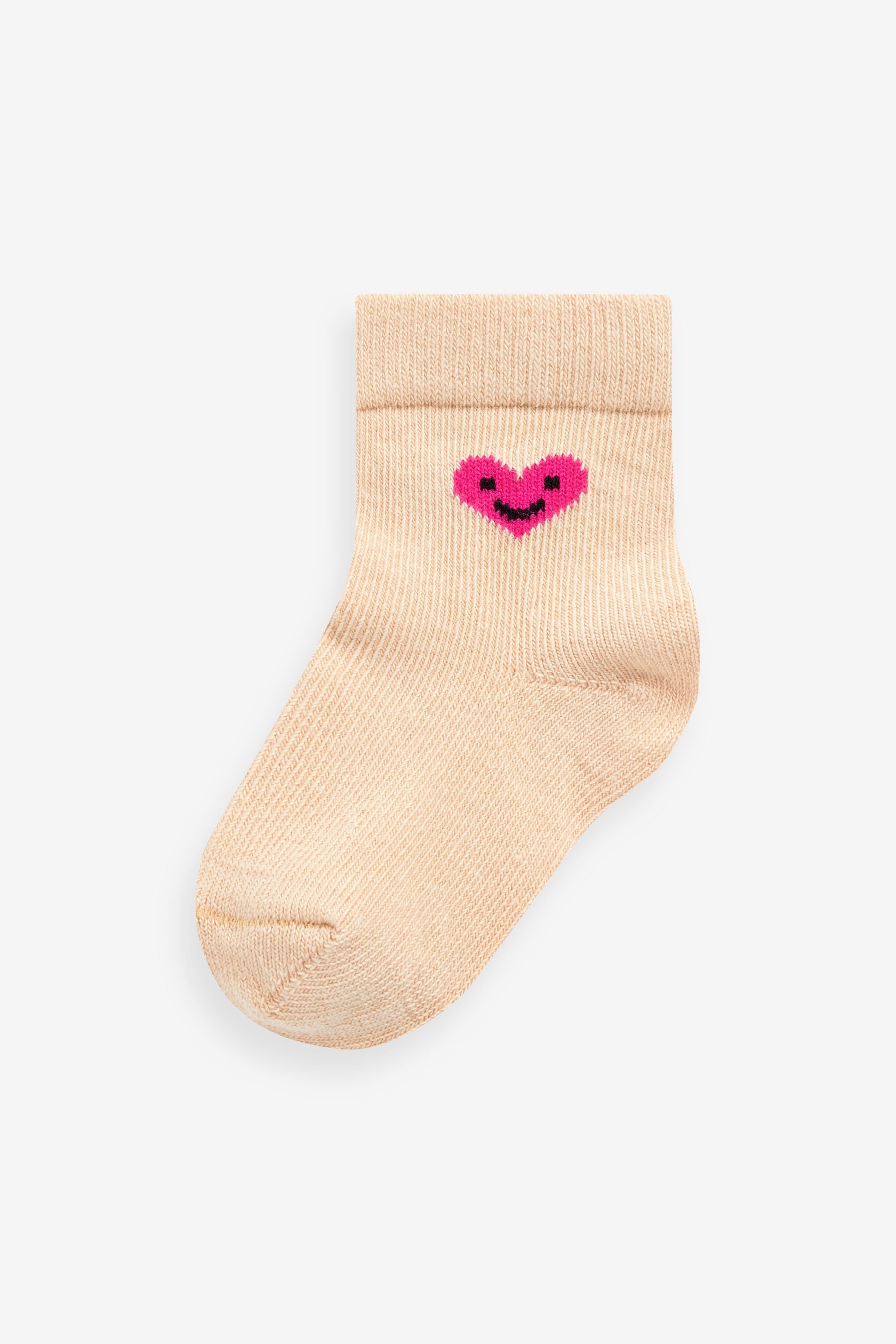 Pink Baby Socks 5 Pack (0mths-2yrs)