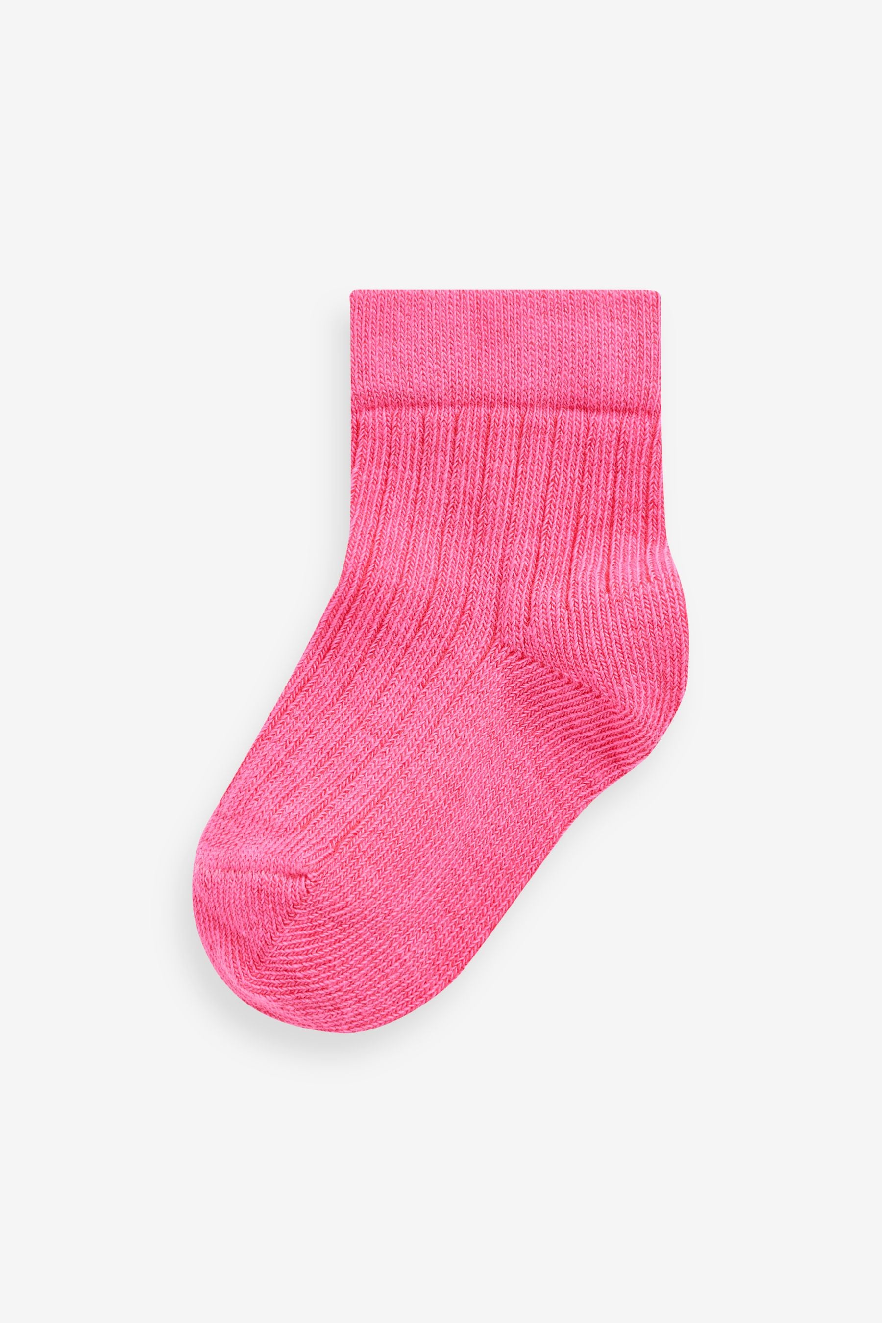 Pink Baby Socks 5 Pack (0mths-2yrs)