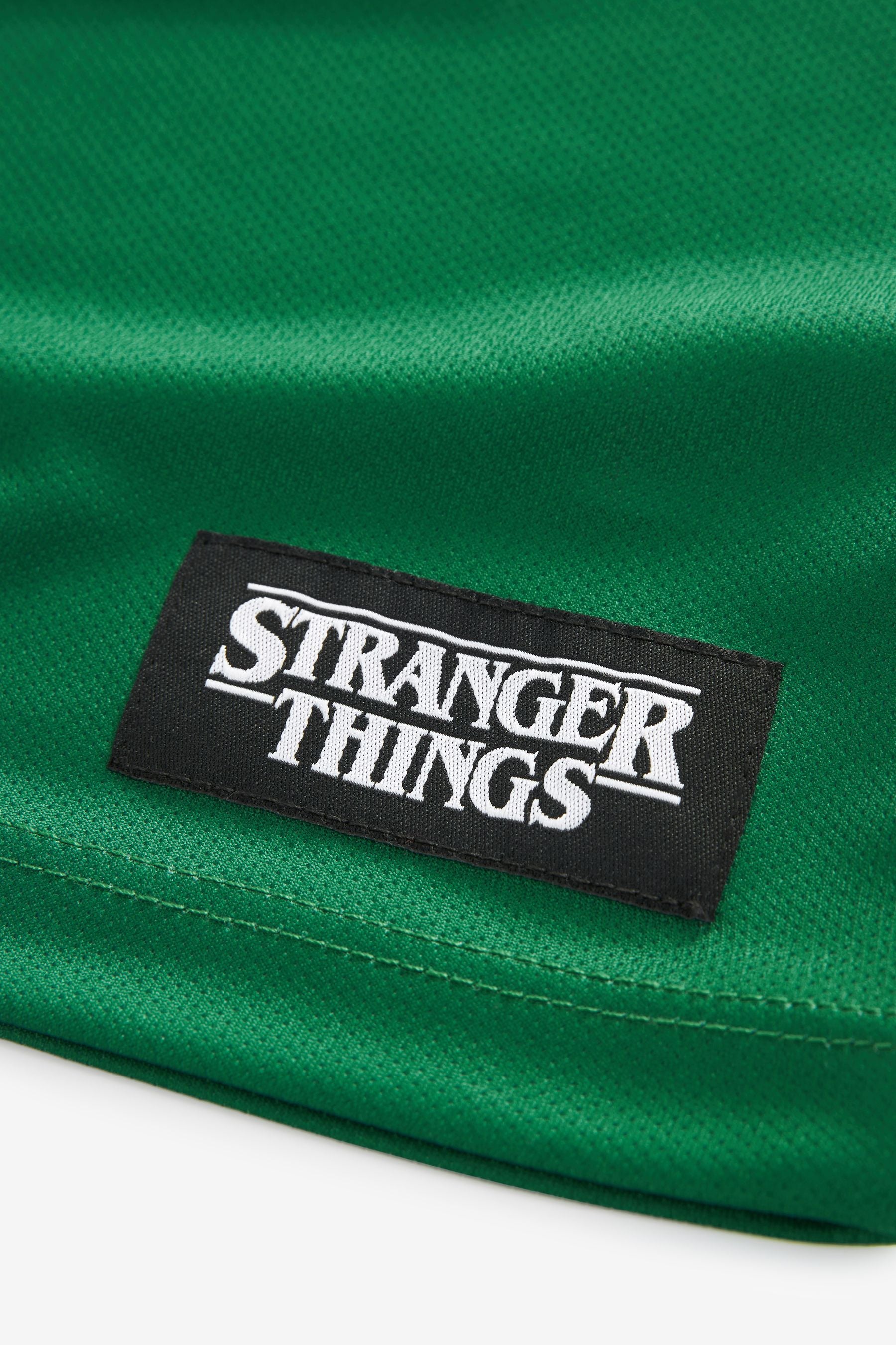 White/Green Stranger Things Licensed T-Shirt (3-16yrs)