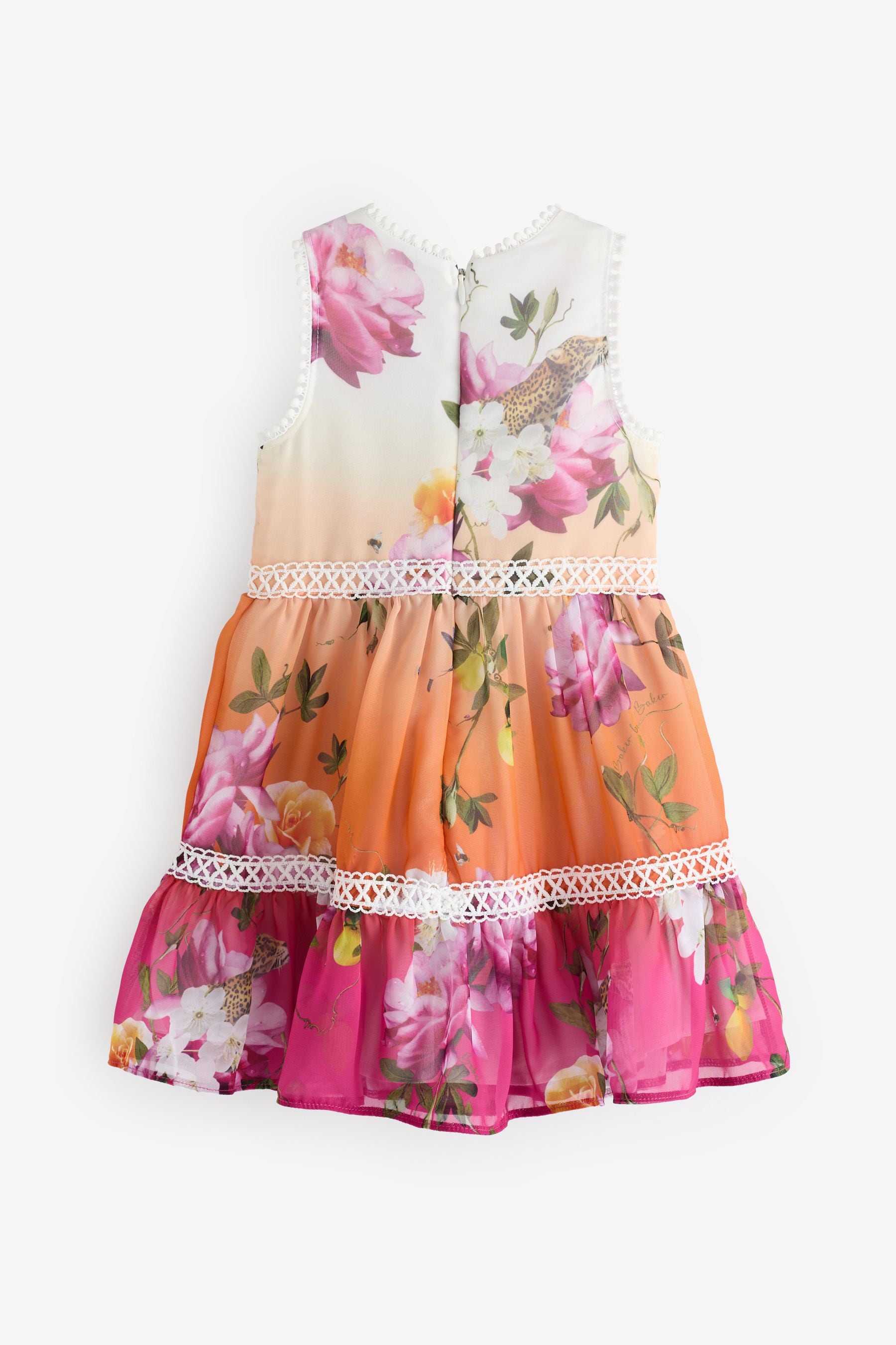 Multi Baker by Ted Baker Multi Ombre Chiffon Dress