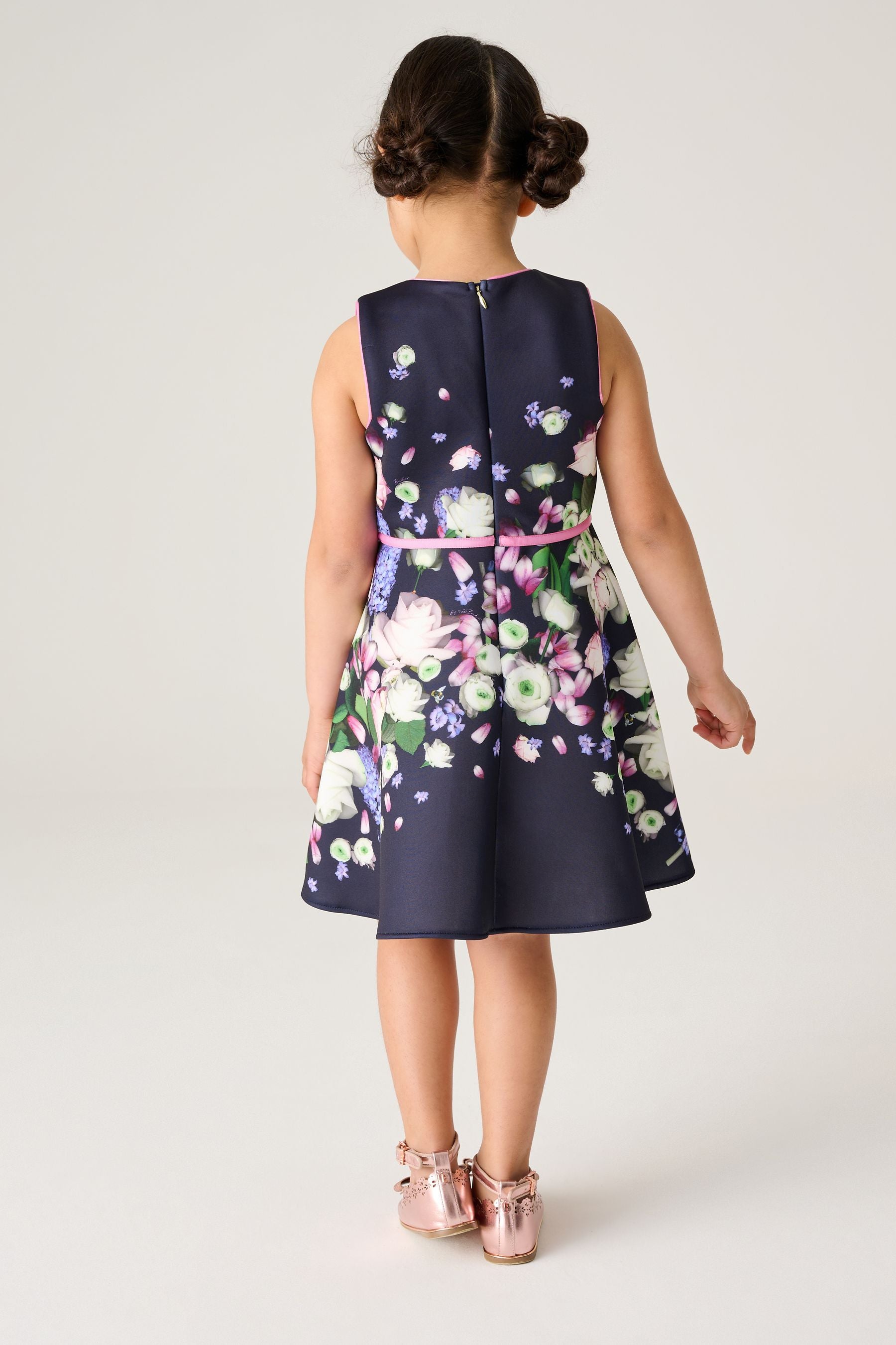 Baker by Ted Baker Navy Floral Scuba Dress