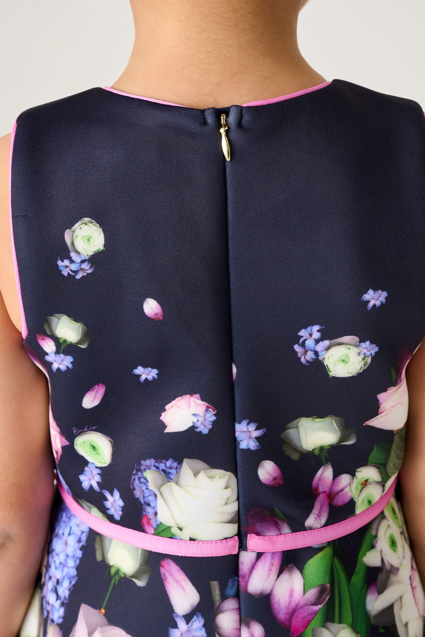 Baker by Ted Baker Navy Floral Scuba Dress