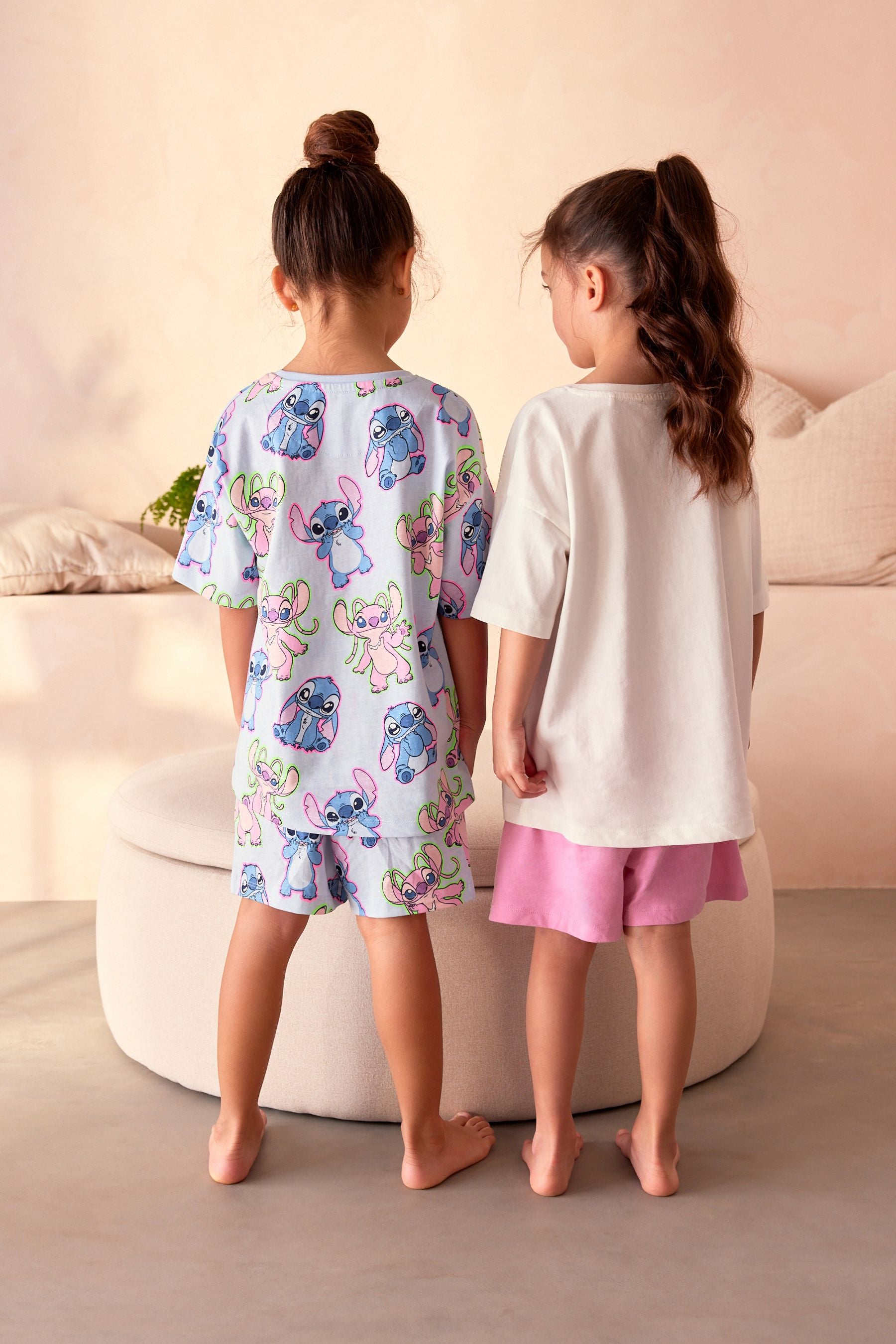 Blue/Pink Stitch License Pyjamas 2 Pack (3-16yrs)