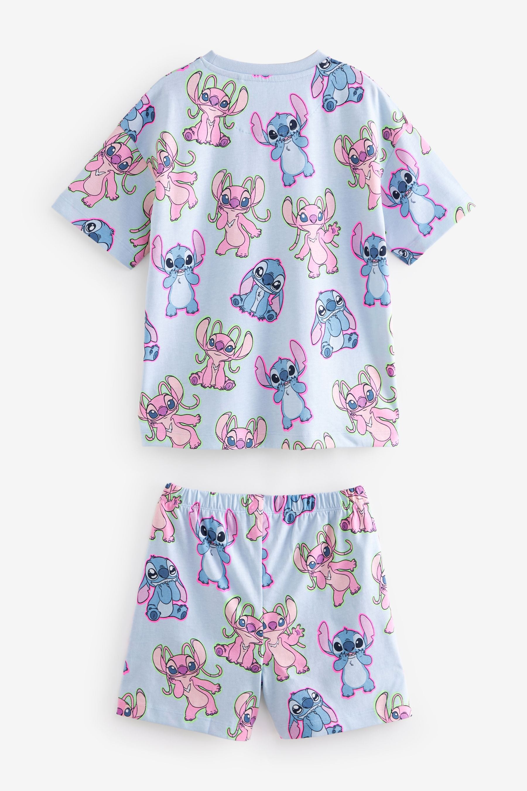 Blue/Pink Stitch License Pyjamas 2 Pack (3-16yrs)