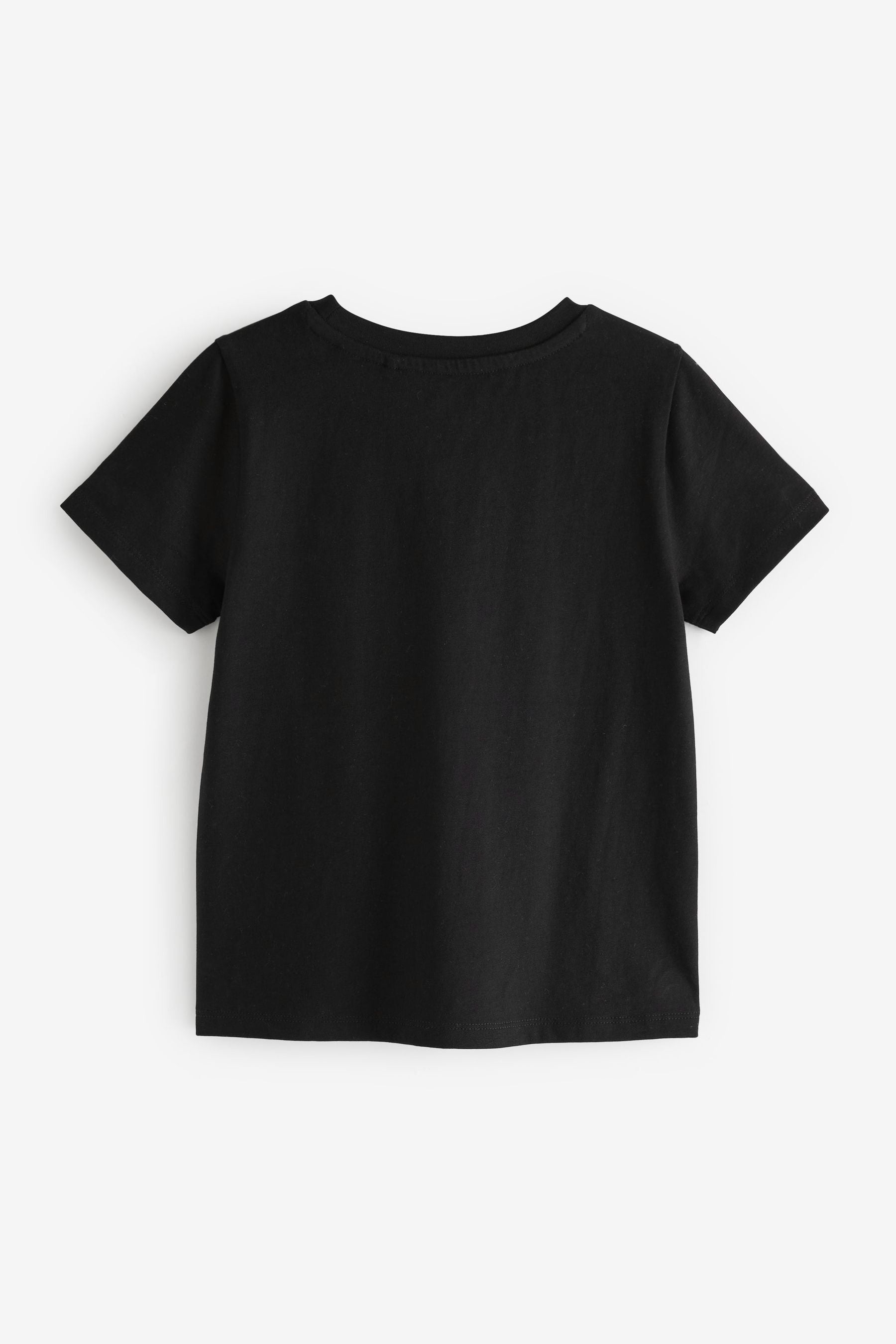 Black 100% Cotton T-Shirt (3-16yrs)