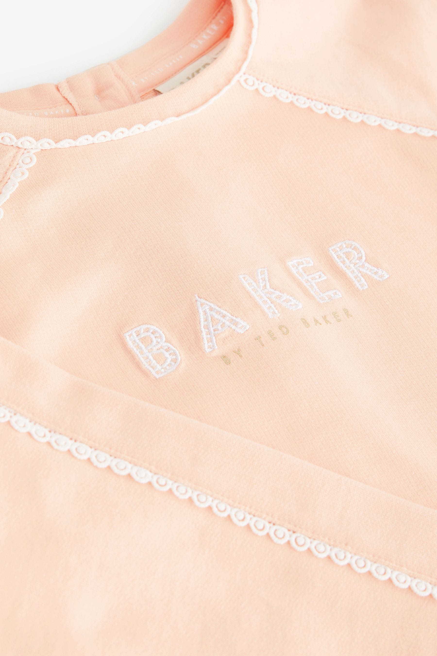 Baker by Ted Baker Apricot Picot Sweater And Shorts Set