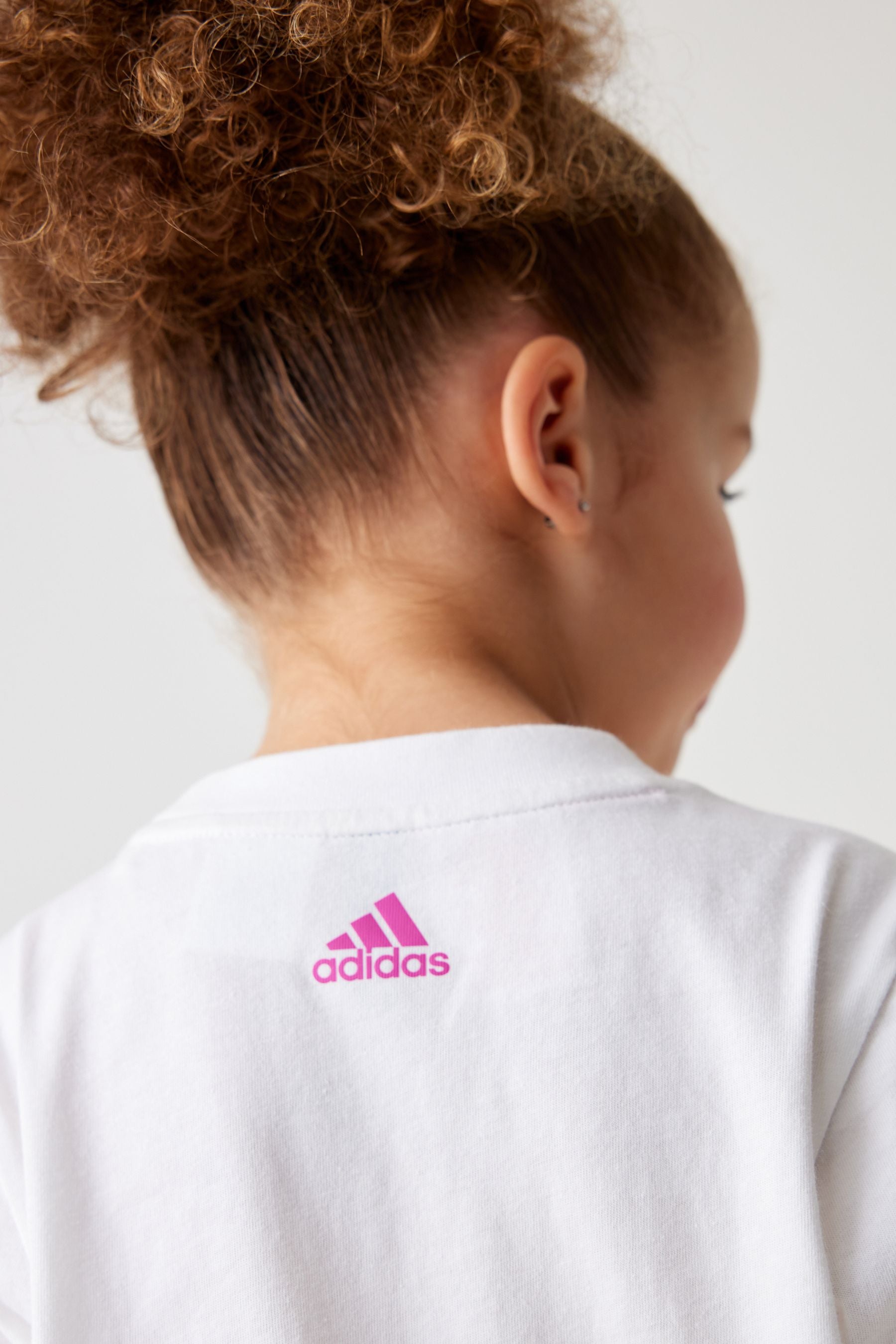 White adidas Sportswear Essentials Logo T-Shirt And Short Set