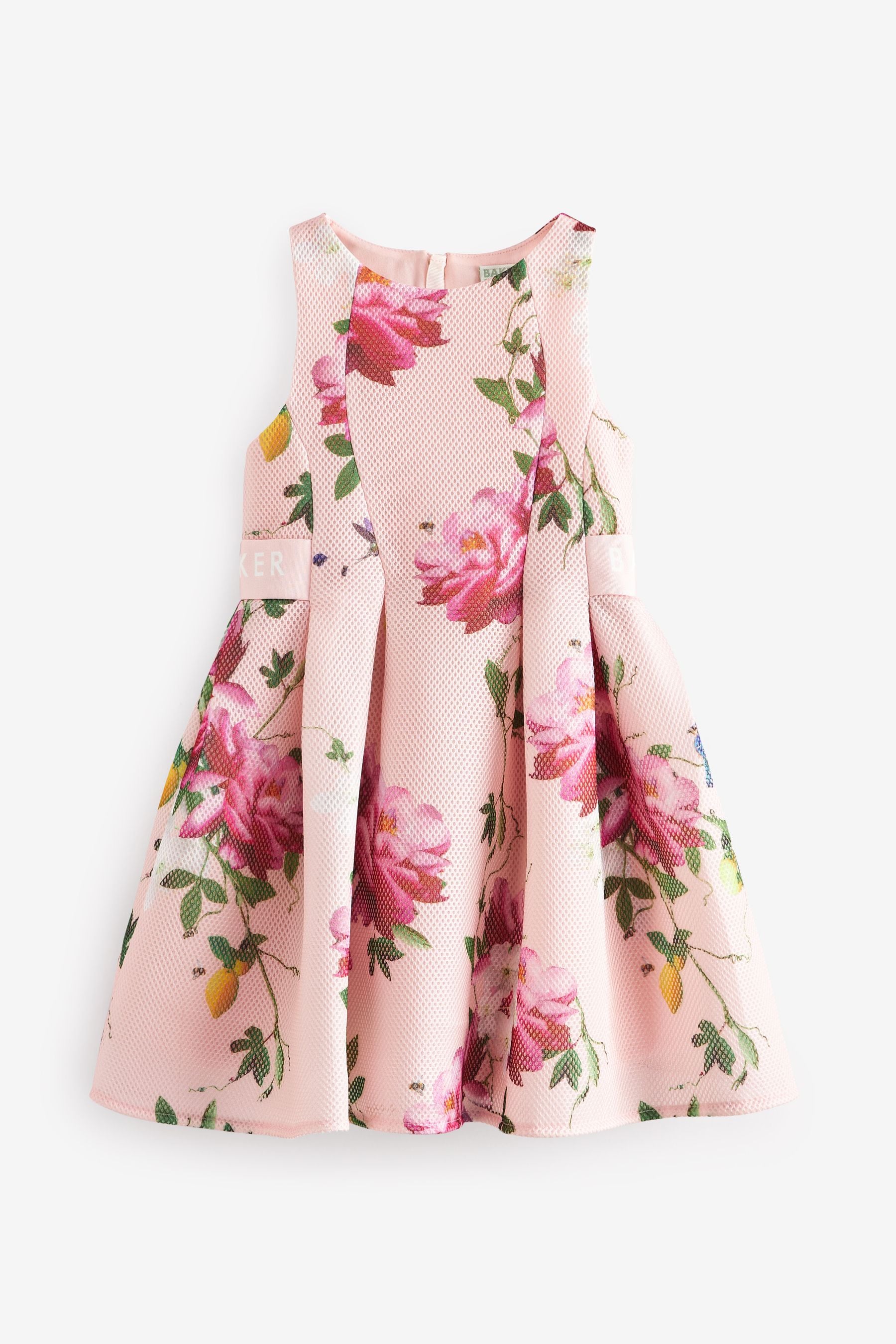 Baker by Ted Baker Floral Airtex Scuba Dress