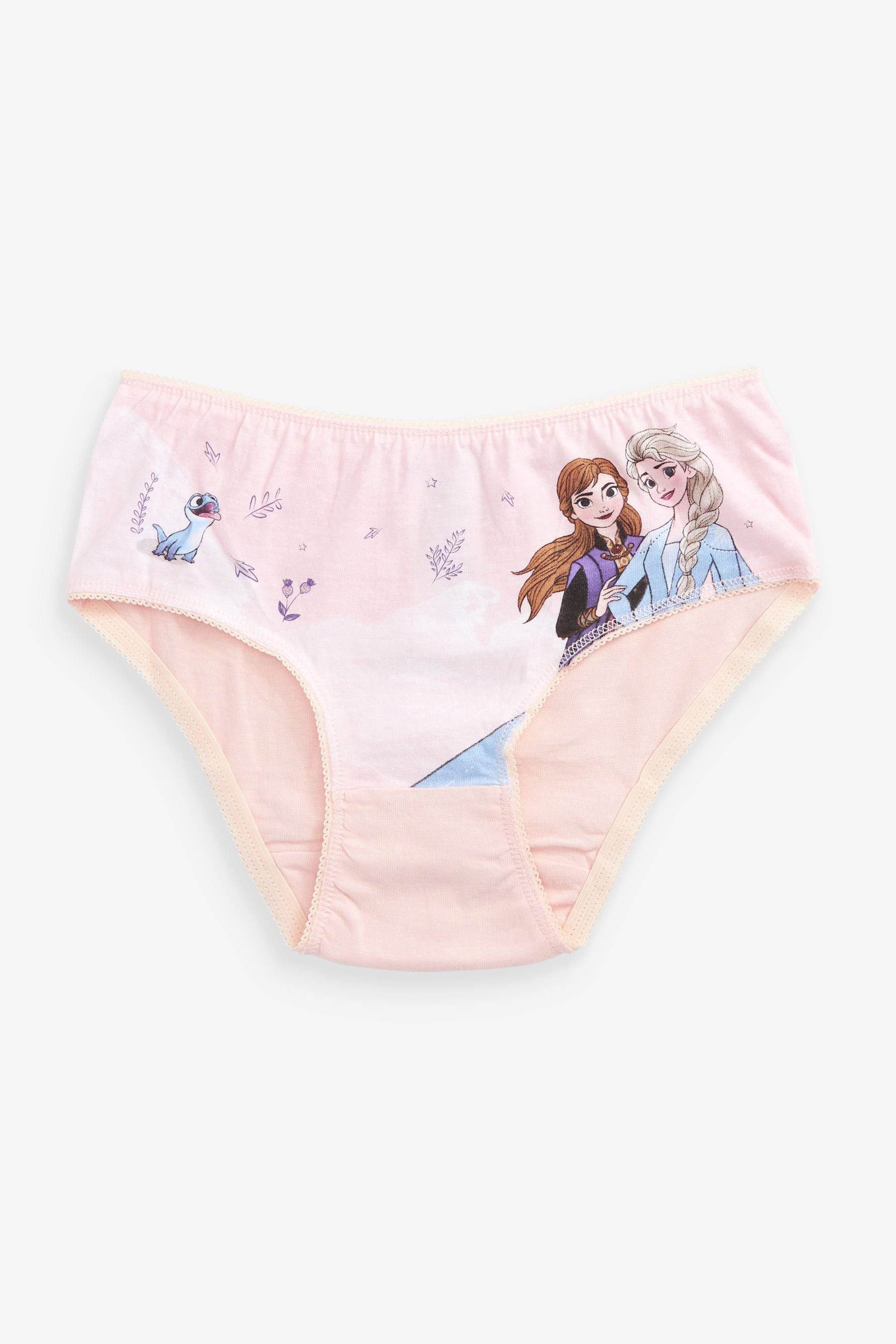 Blue /Pink 5 Pack Frozen Briefs (1.5-8yrs)