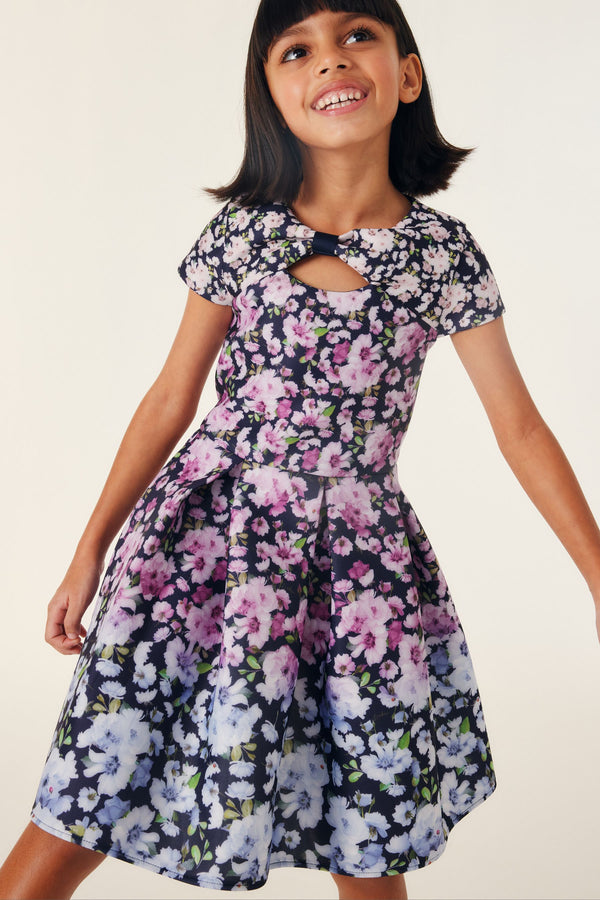 Multi Baker by Ted Baker Multi-Coloured Floral Scuba Dress