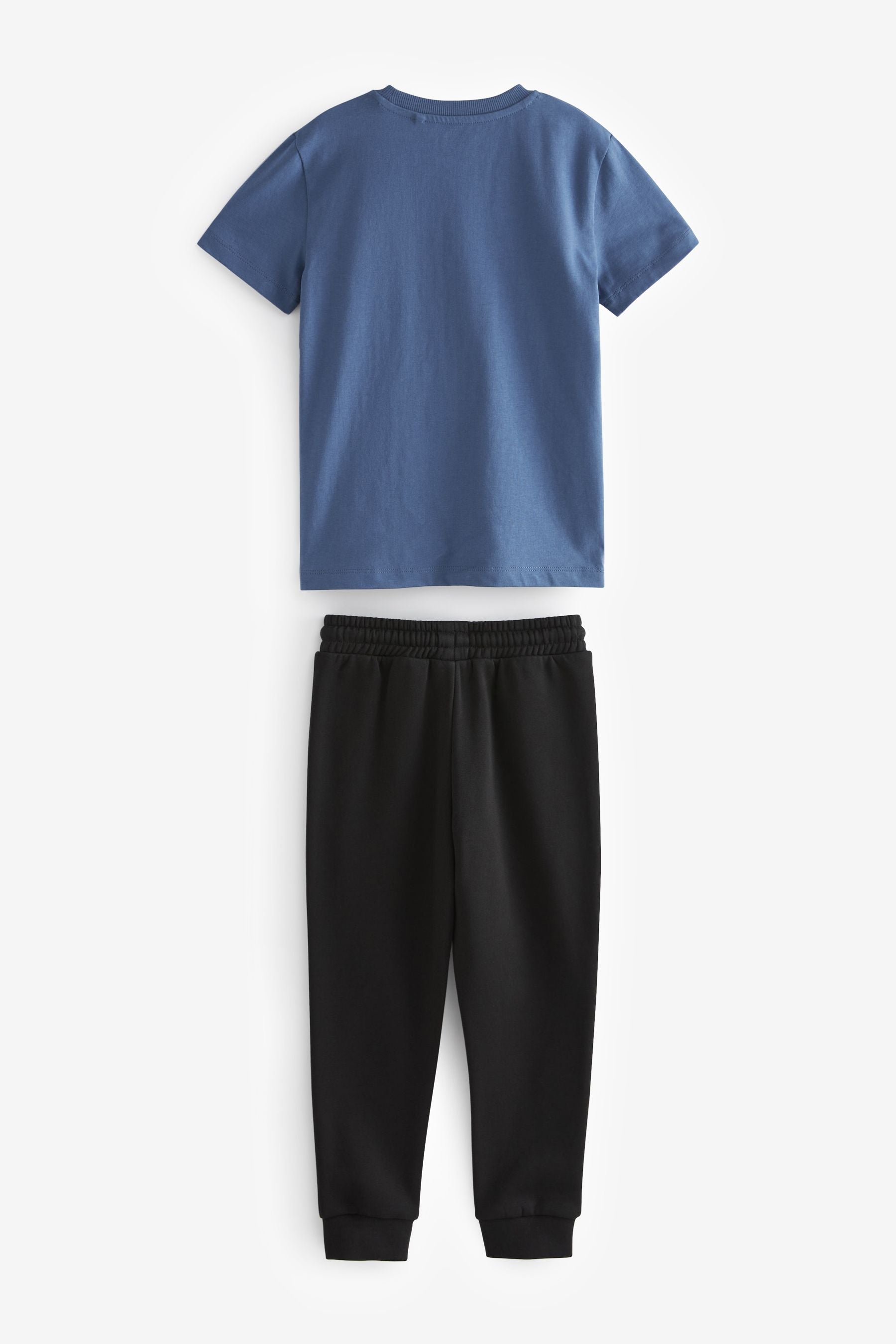 Black Minecraft T-Shirt and Joggers Set (4-16yrs)