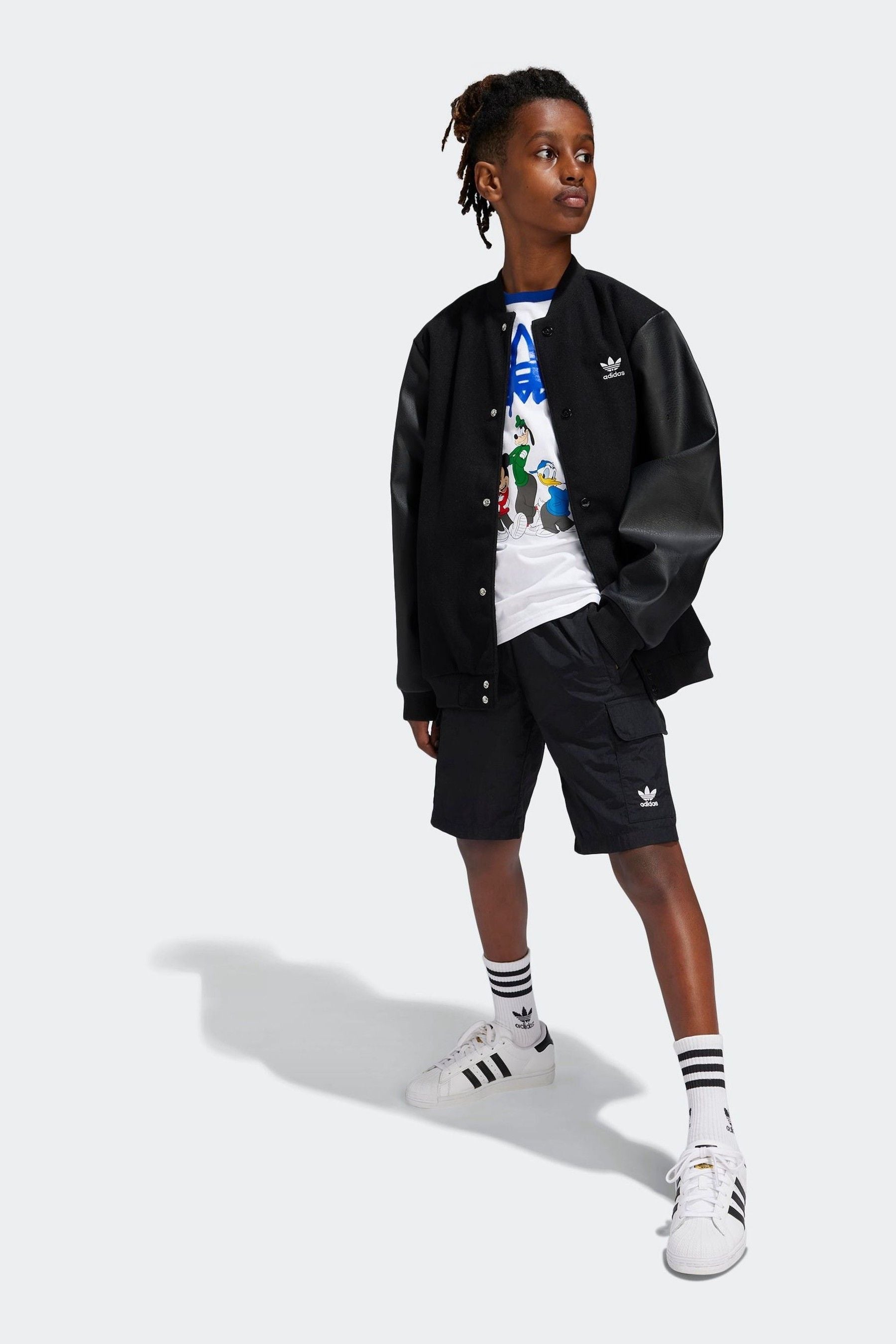 adidas Black Kids Originals Cargo Shorts