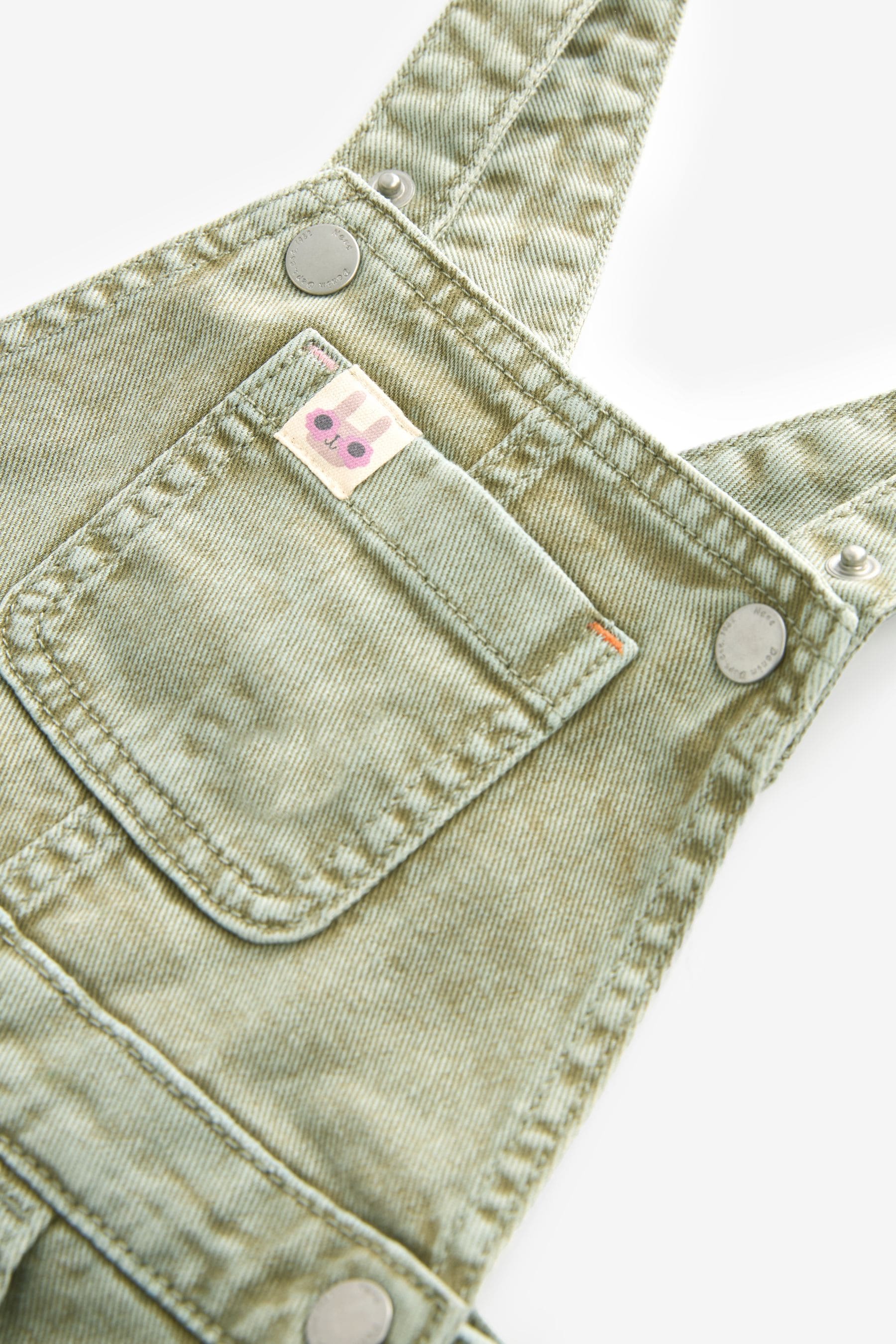 Khaki Dungarees (3mths-7yrs)